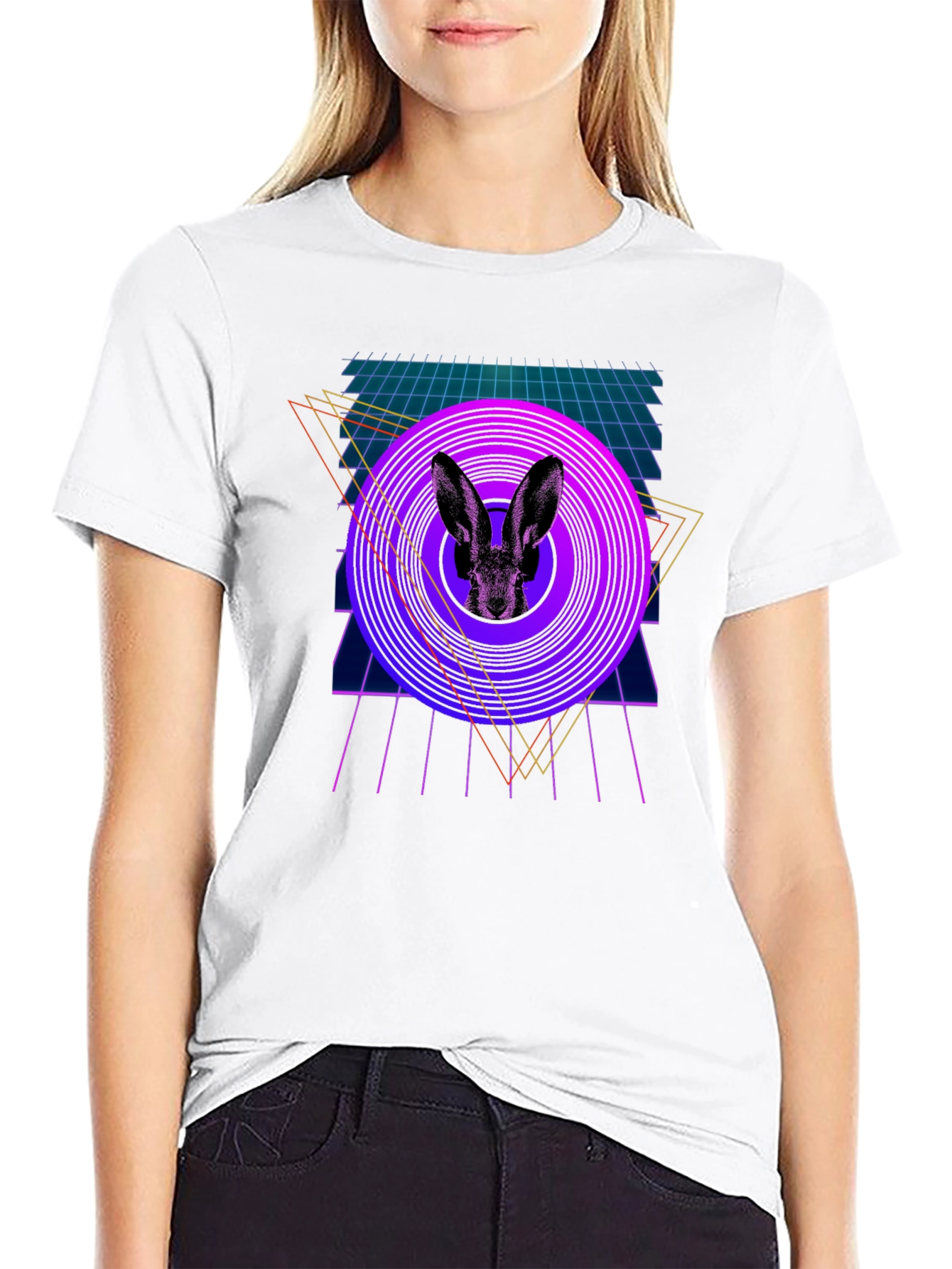 Retro Rabbit Graphic Tee