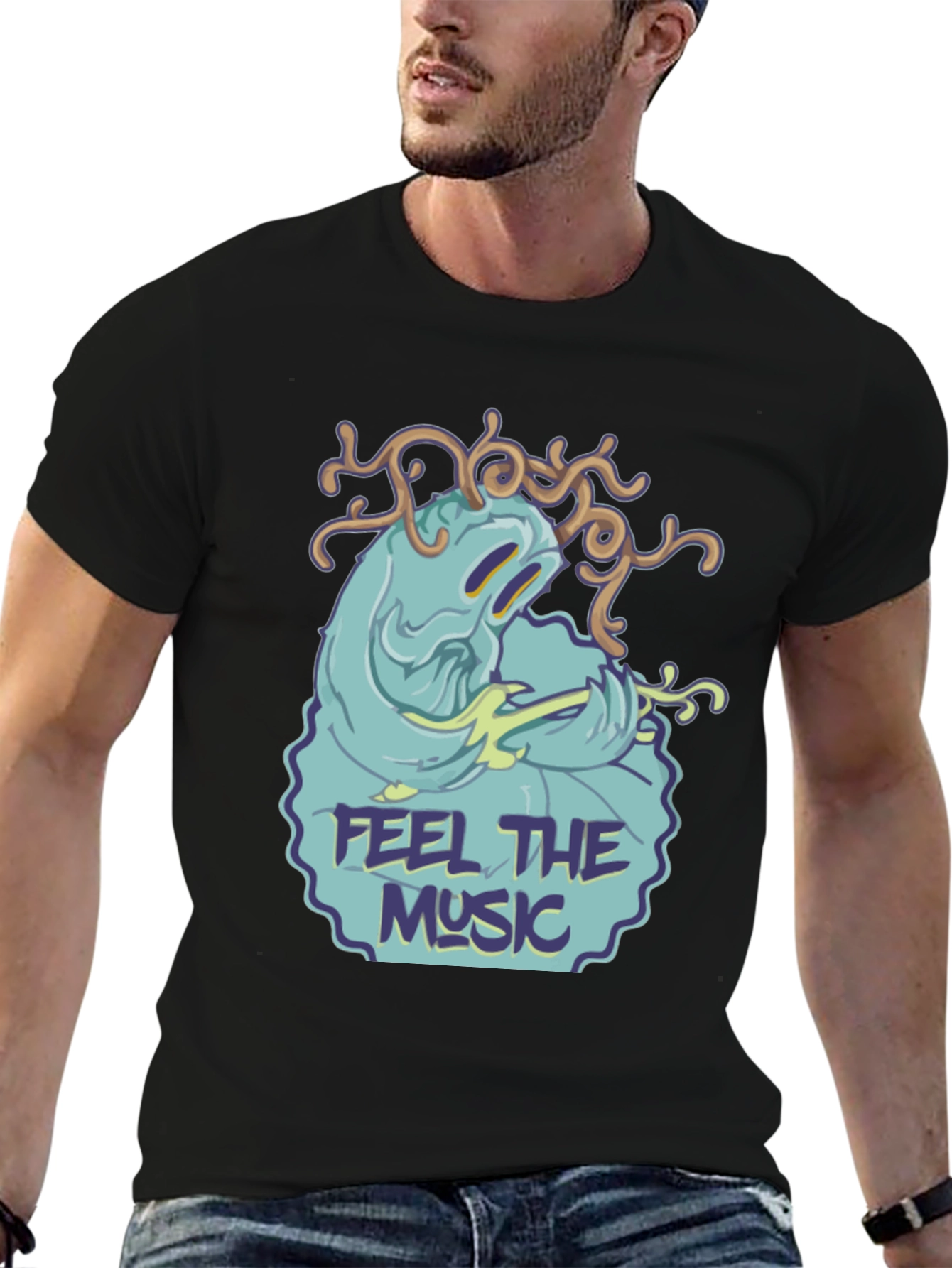 Feel The Music Graphic T-Shirt