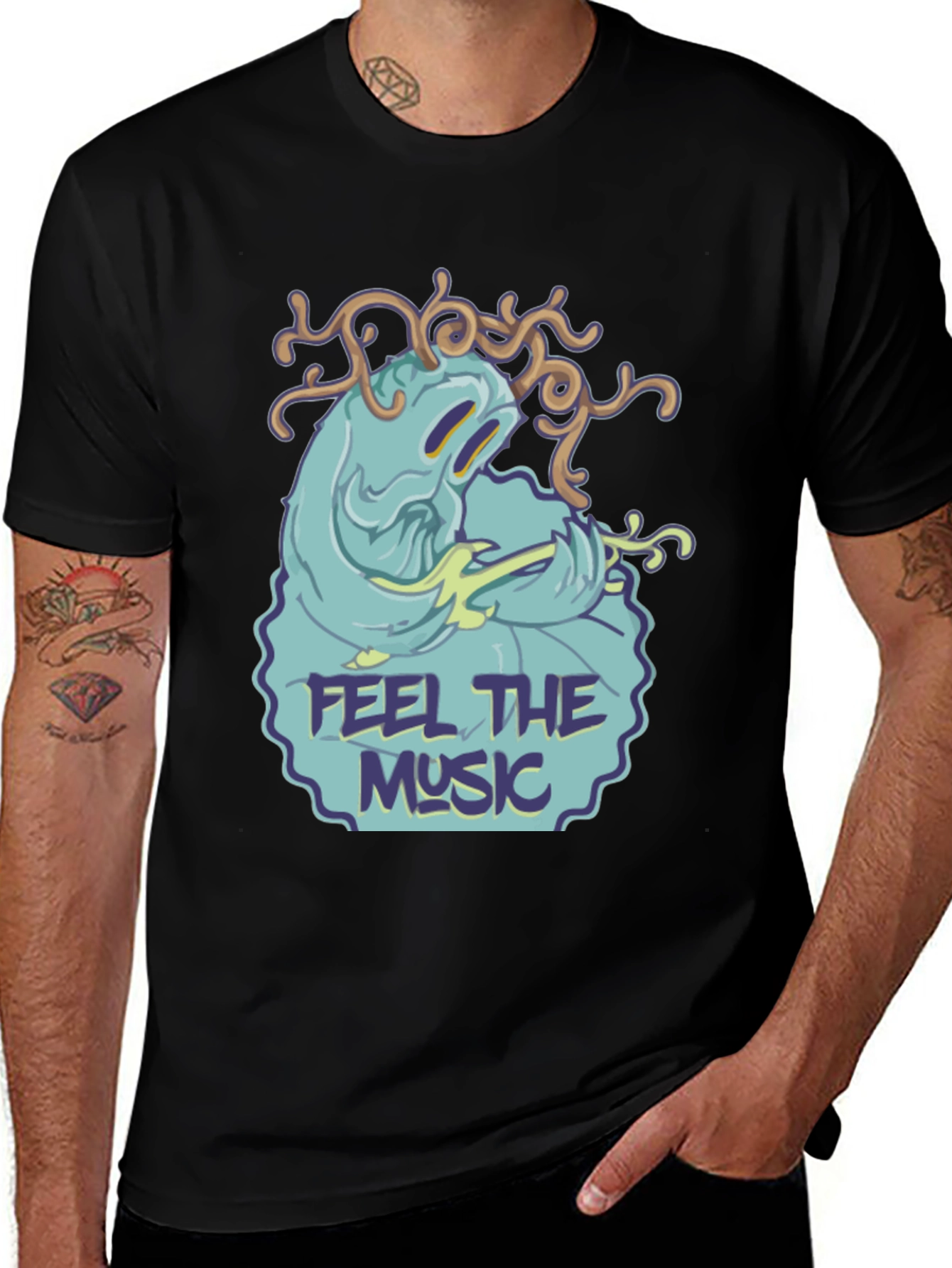 Feel The Music Graphic T-Shirt