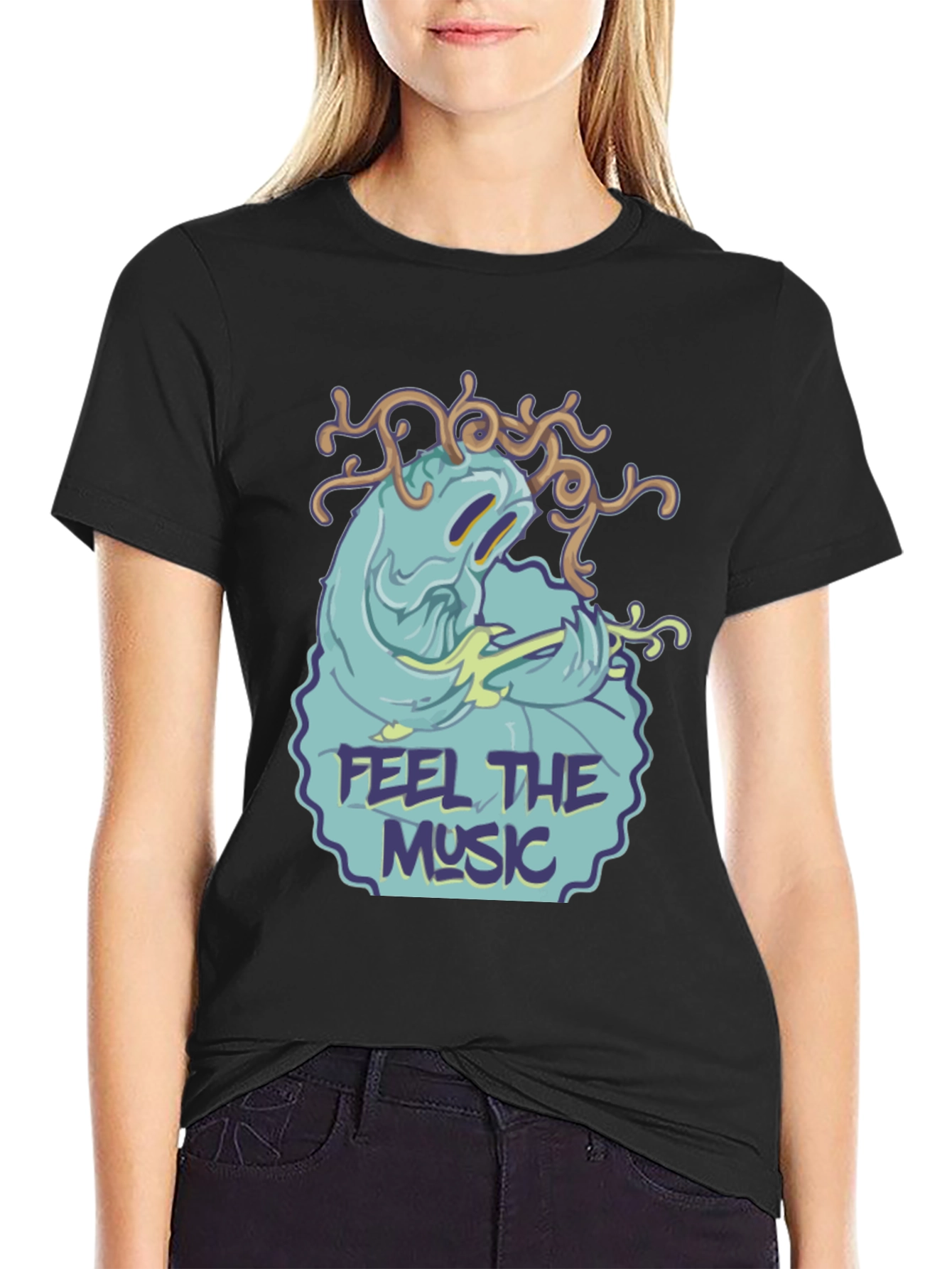 Feel The Music Graphic T-Shirt