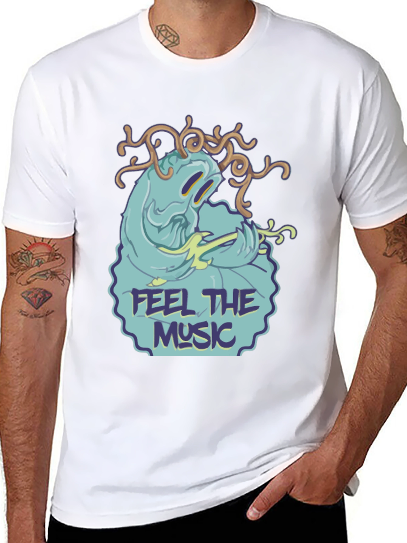 Feel The Music Graphic T-Shirt
