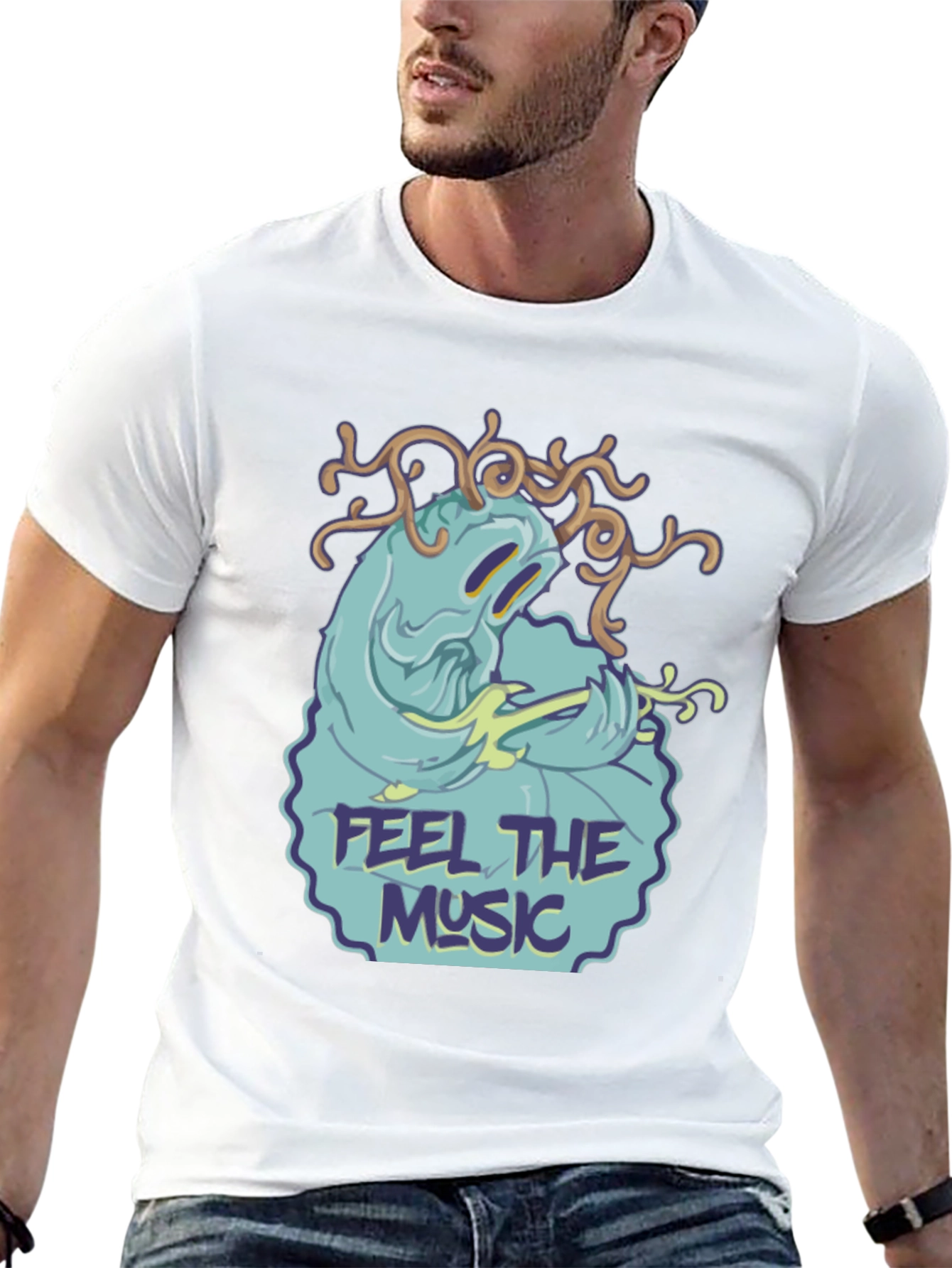Feel The Music Graphic T-Shirt