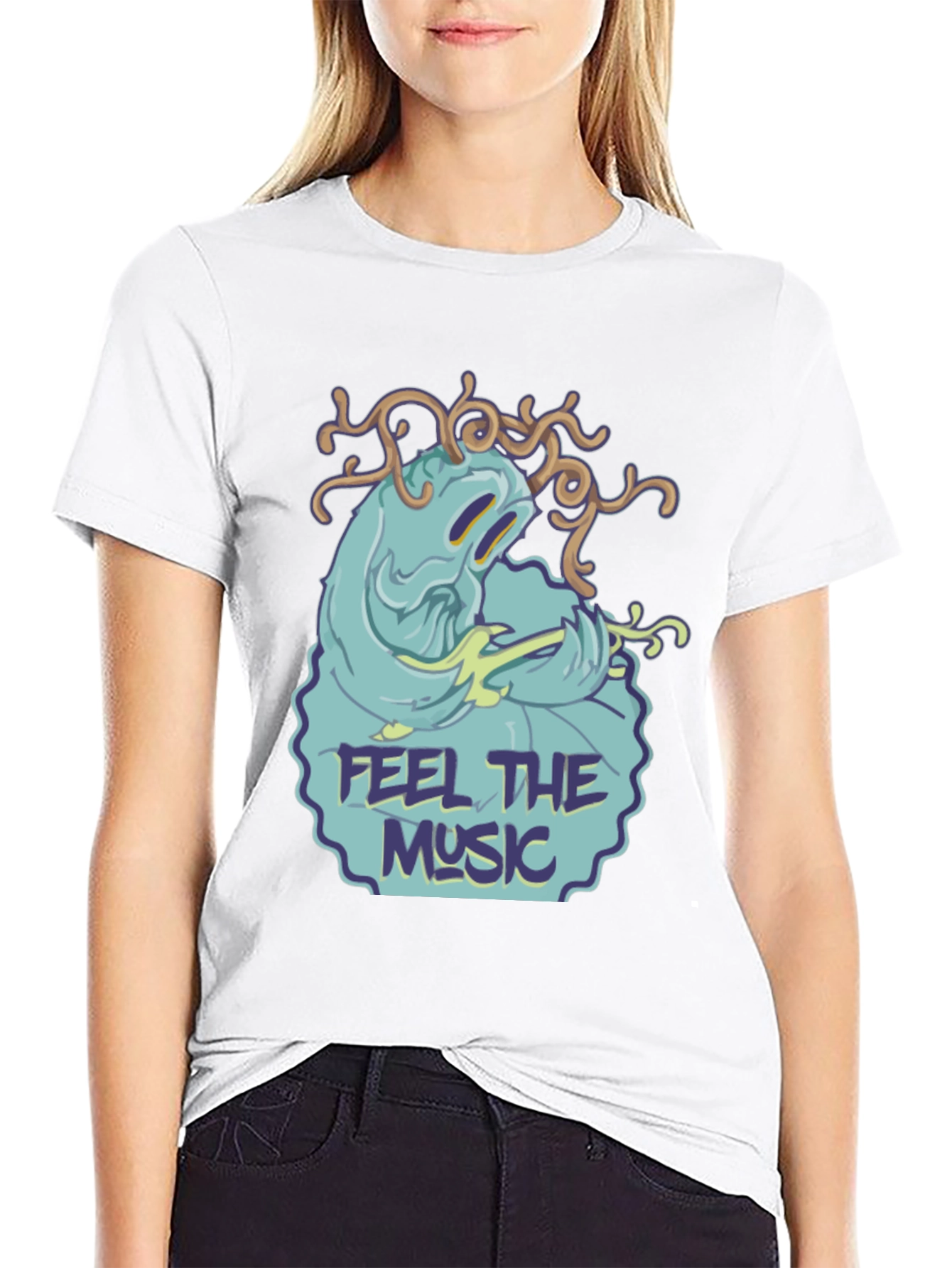 Feel The Music Graphic T-Shirt