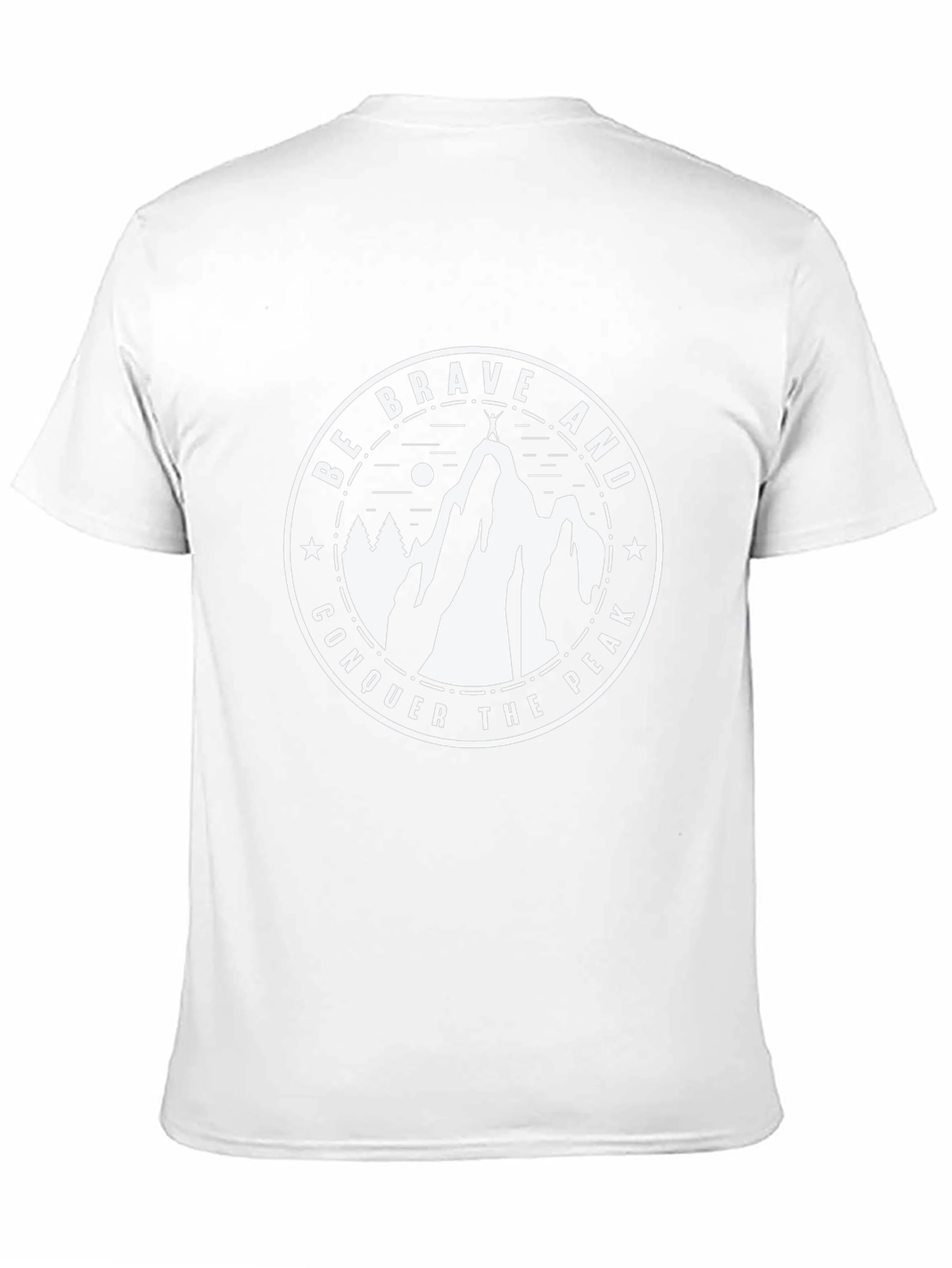 Brave Peak Conquer T-Shirt | Mountain Adventure Tee