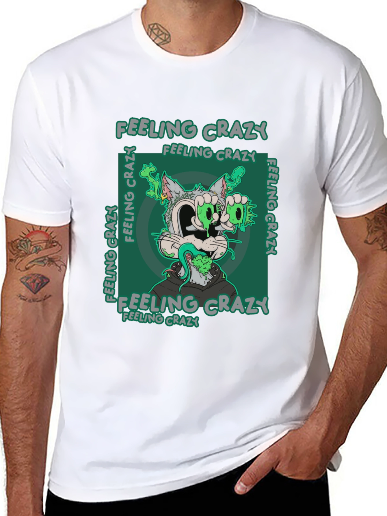 Feeling Crazy T-Shirt - Graphic Tee