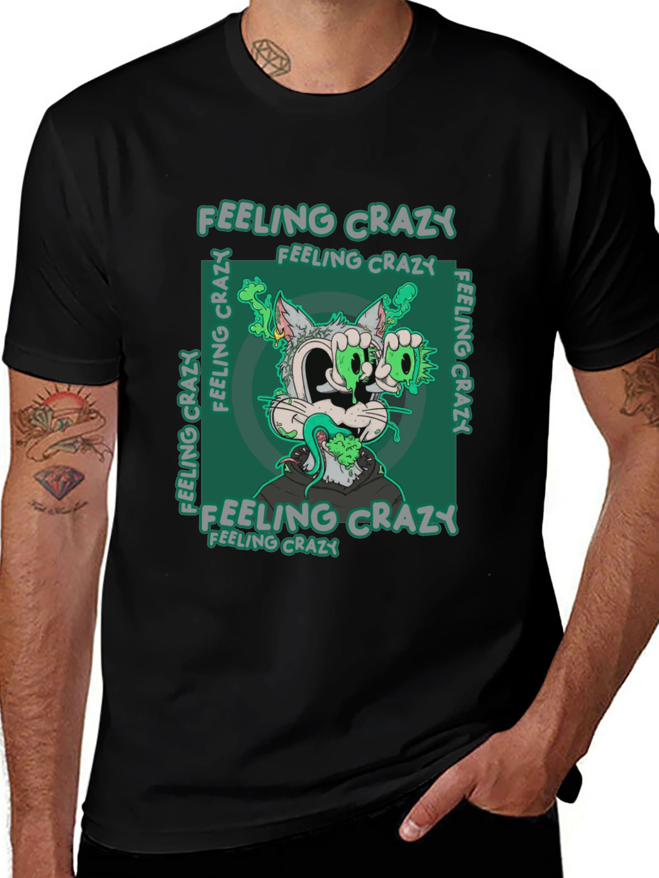 Feeling Crazy T-Shirt - Graphic Tee