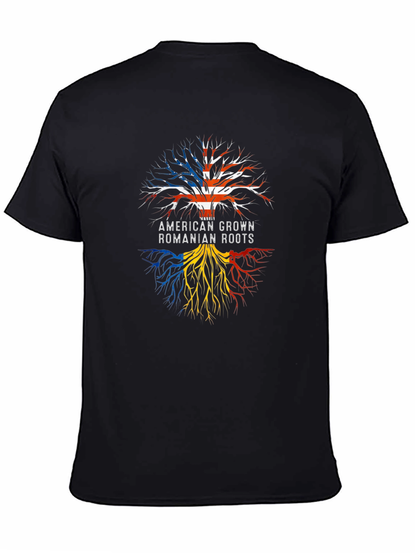 American Grown Romanian Roots Graphic T-Shirt