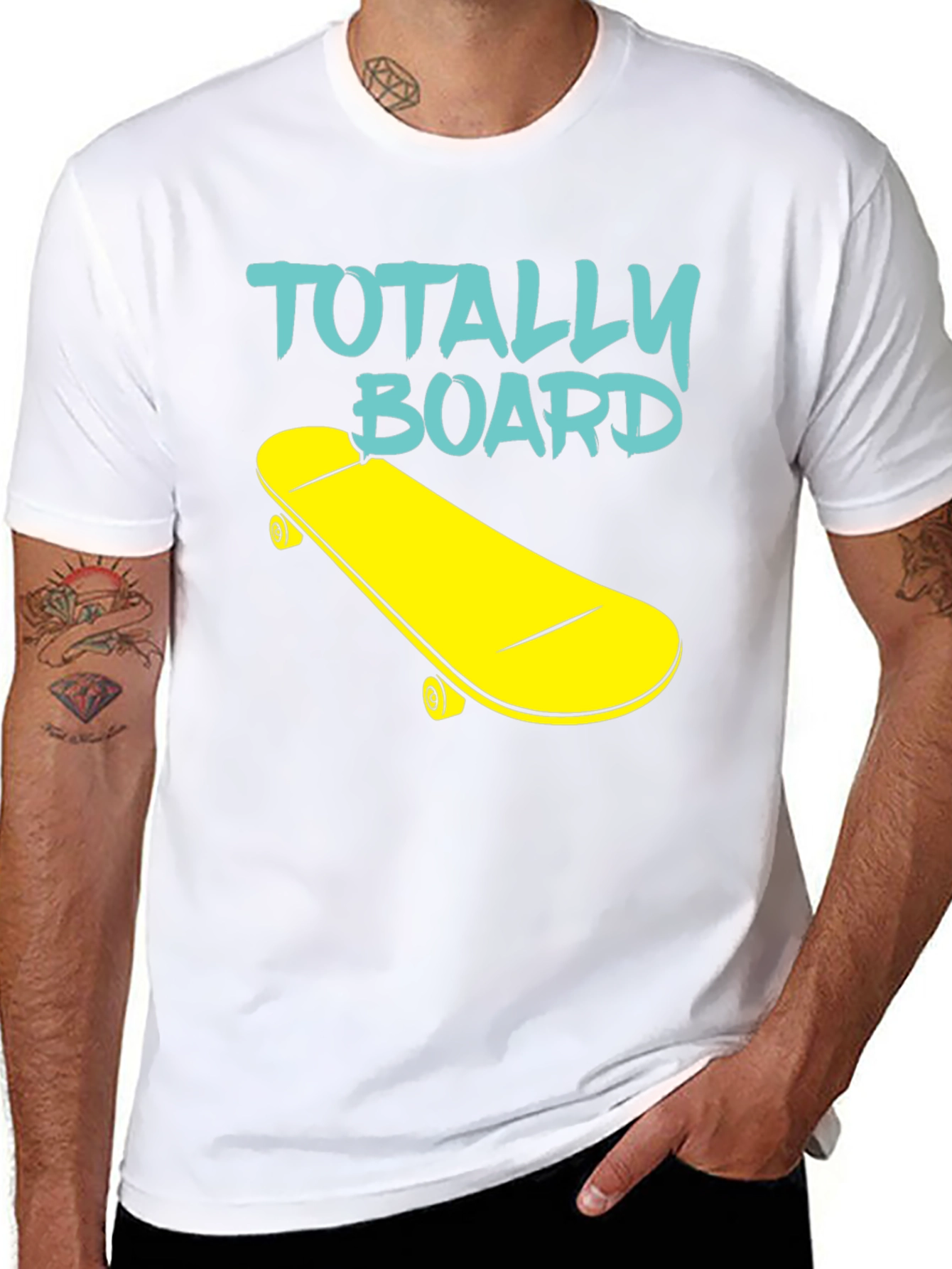 Totally Board Skateboarder Tee - Classic Cool