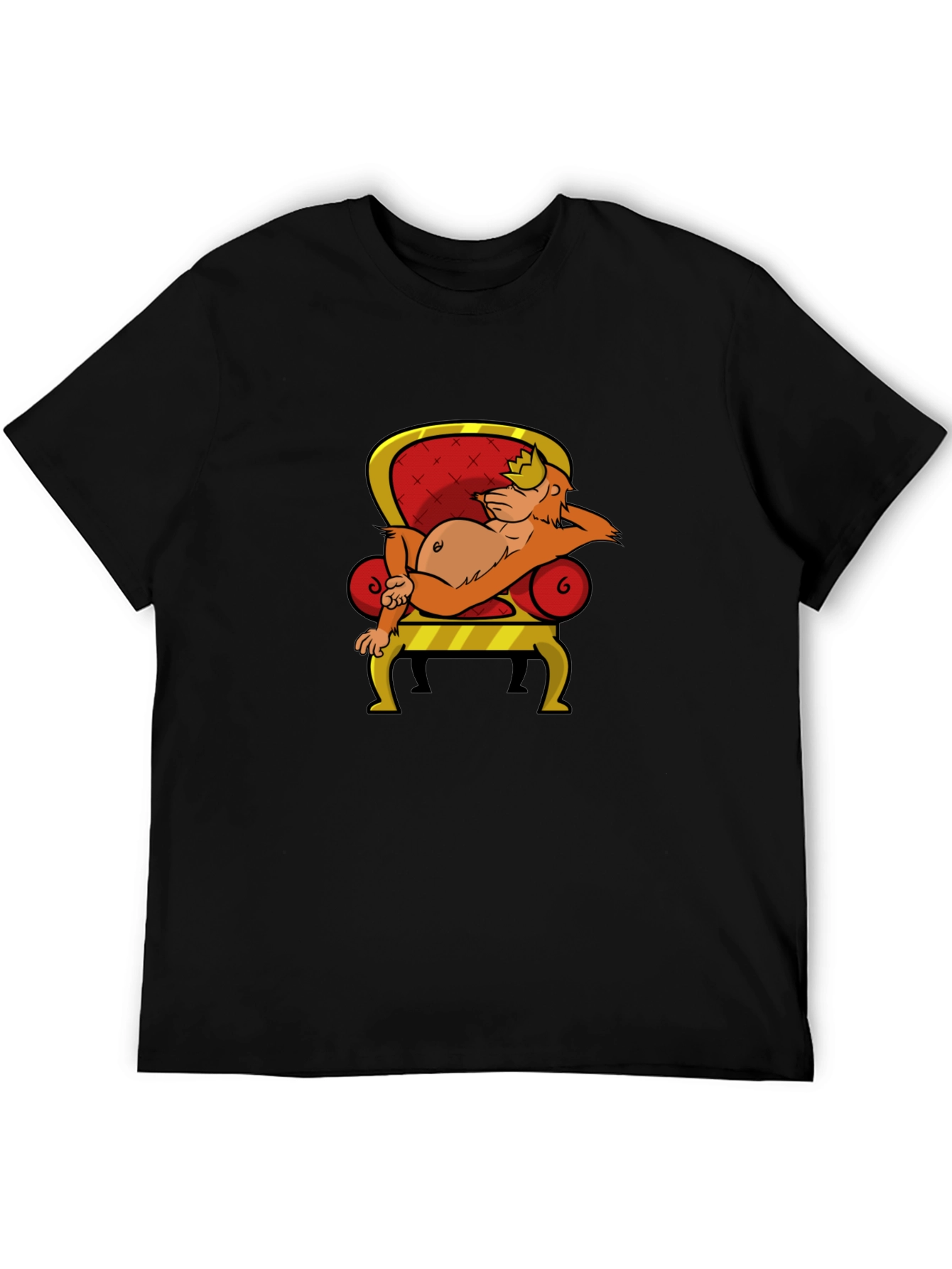 King Kong Cartoon T-Shirt - Black