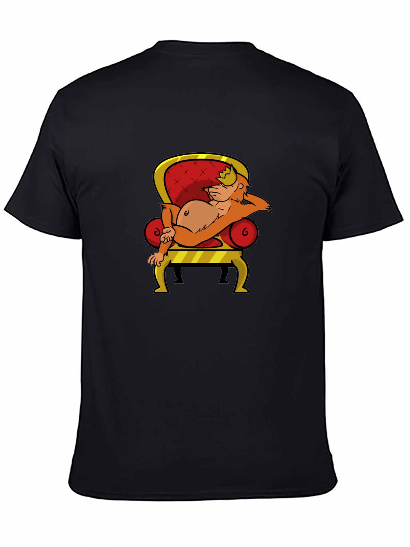 King Kong Cartoon T-Shirt - Black