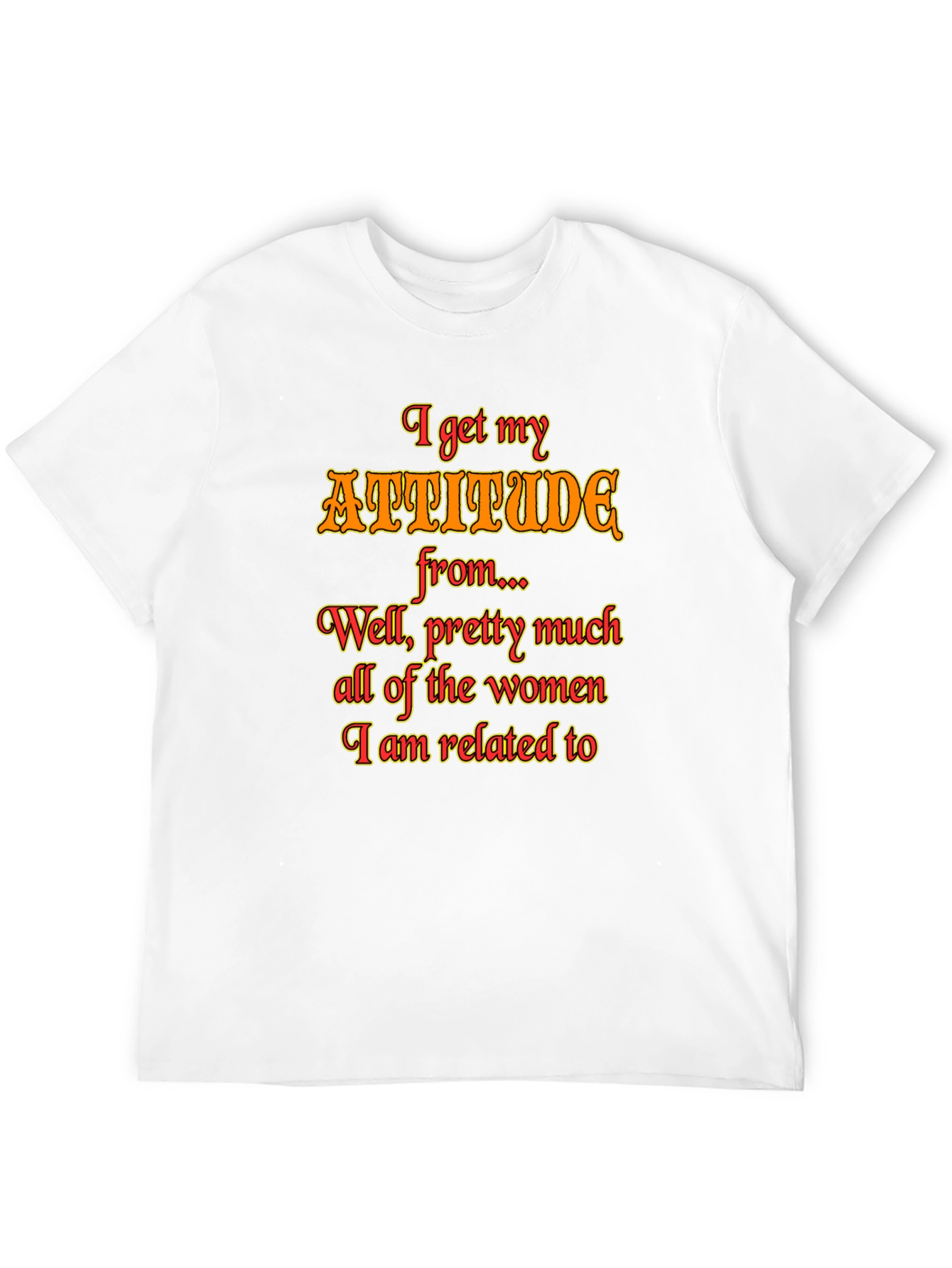 Attitude Women Graphic T-Shirt