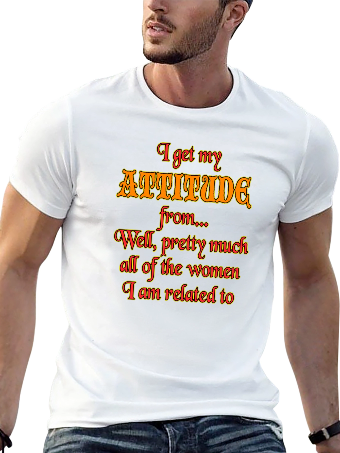 Attitude Women Graphic T-Shirt