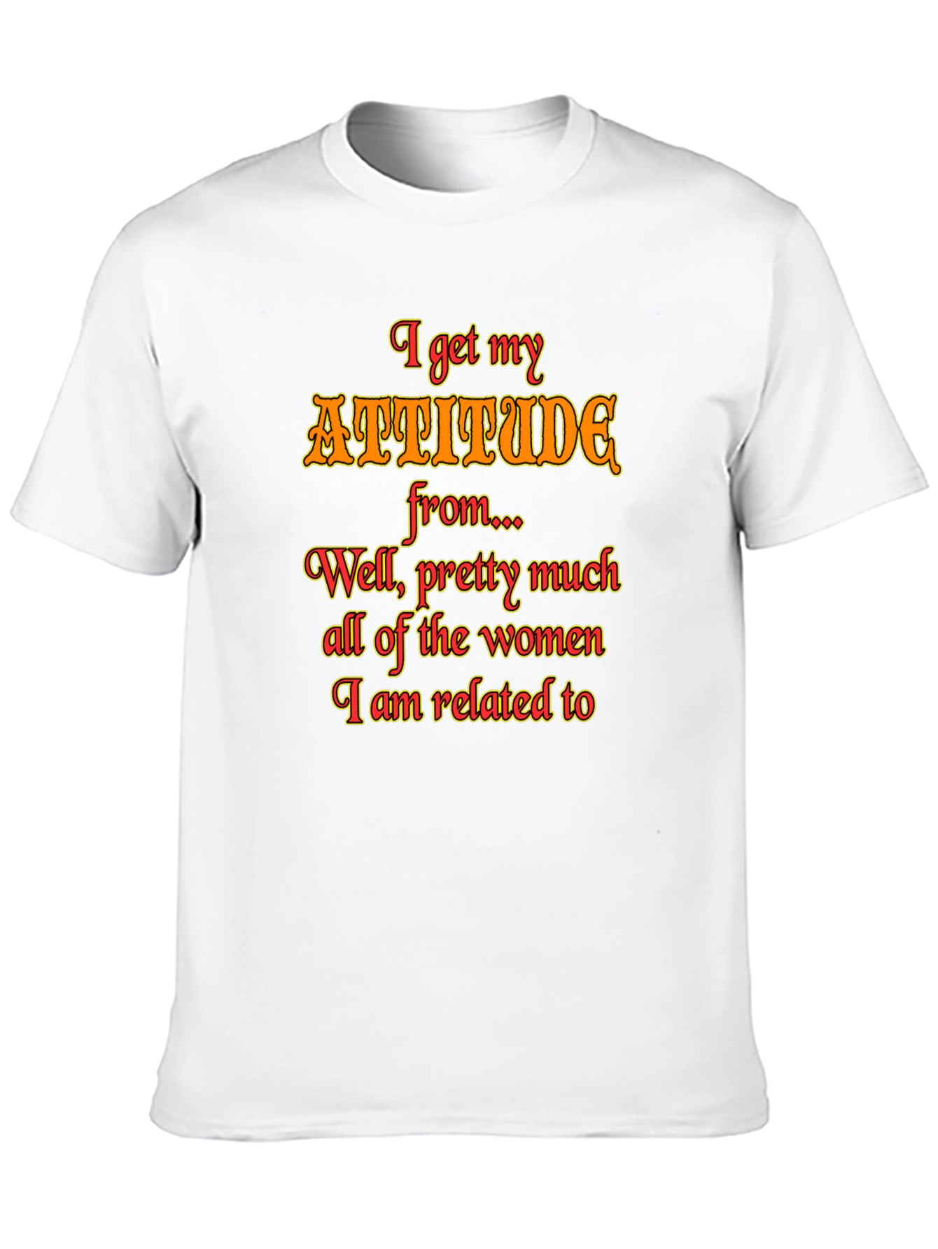 Attitude Women Graphic T-Shirt