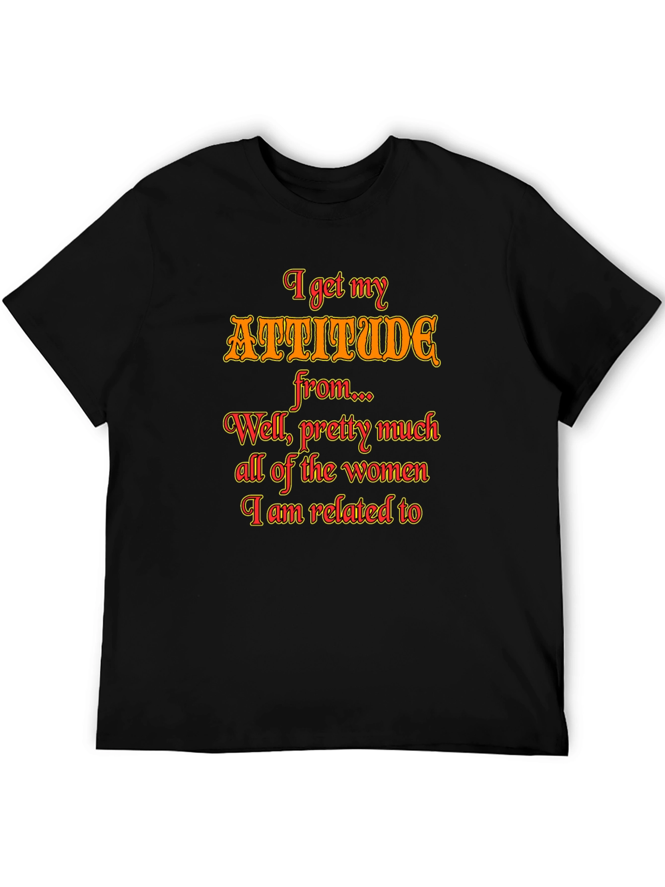 Attitude Women Graphic T-Shirt