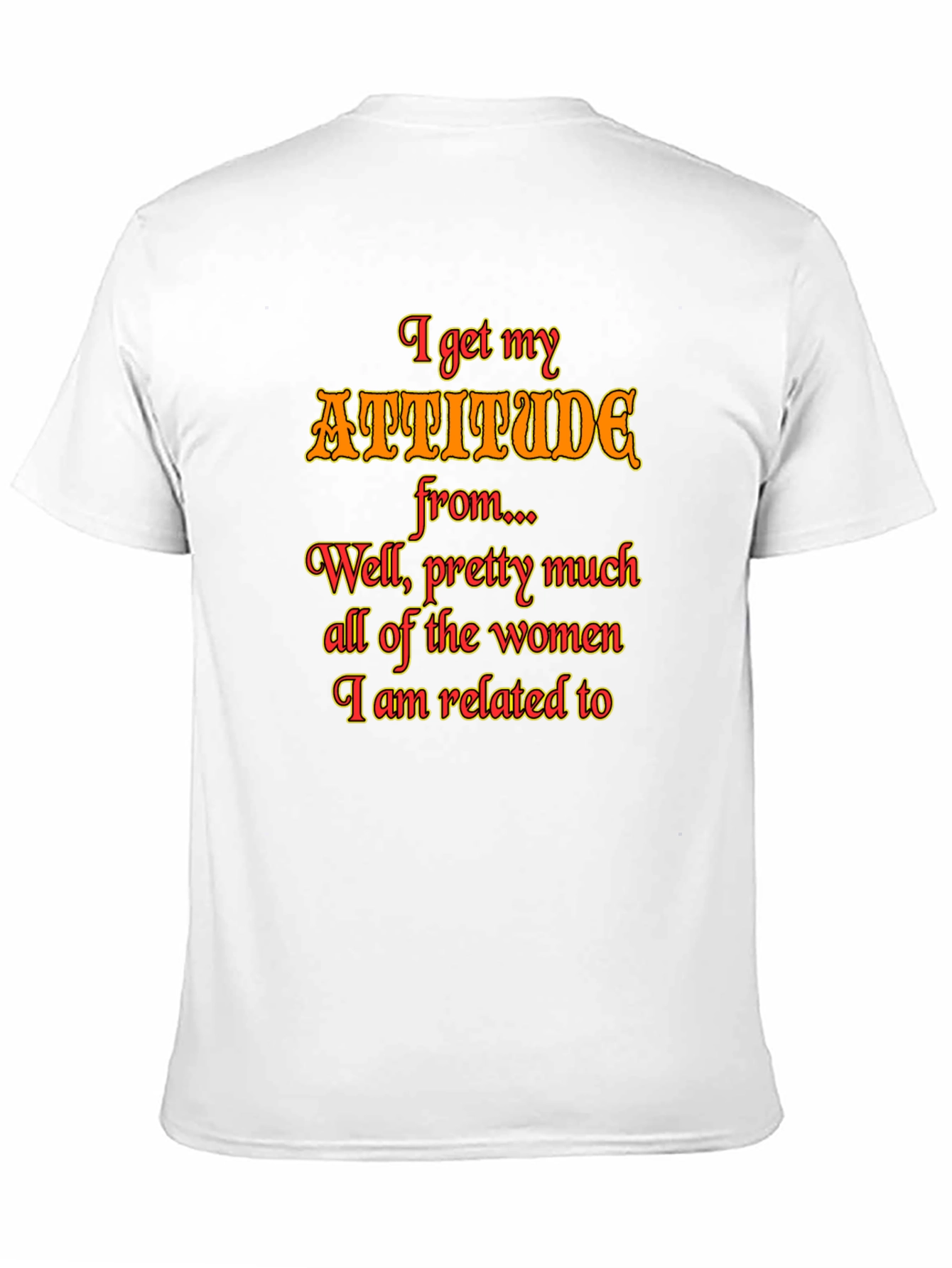 Attitude Women Graphic T-Shirt