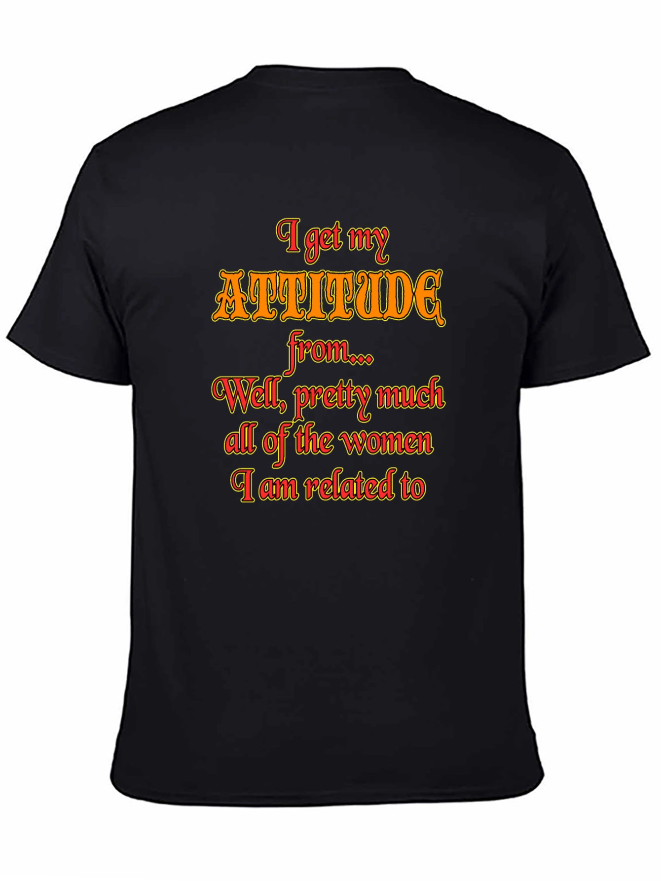 Attitude Women Graphic T-Shirt