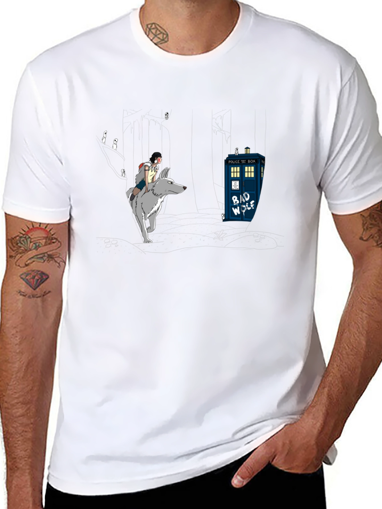 Dr. Who Bad Wolf T-Shirt
