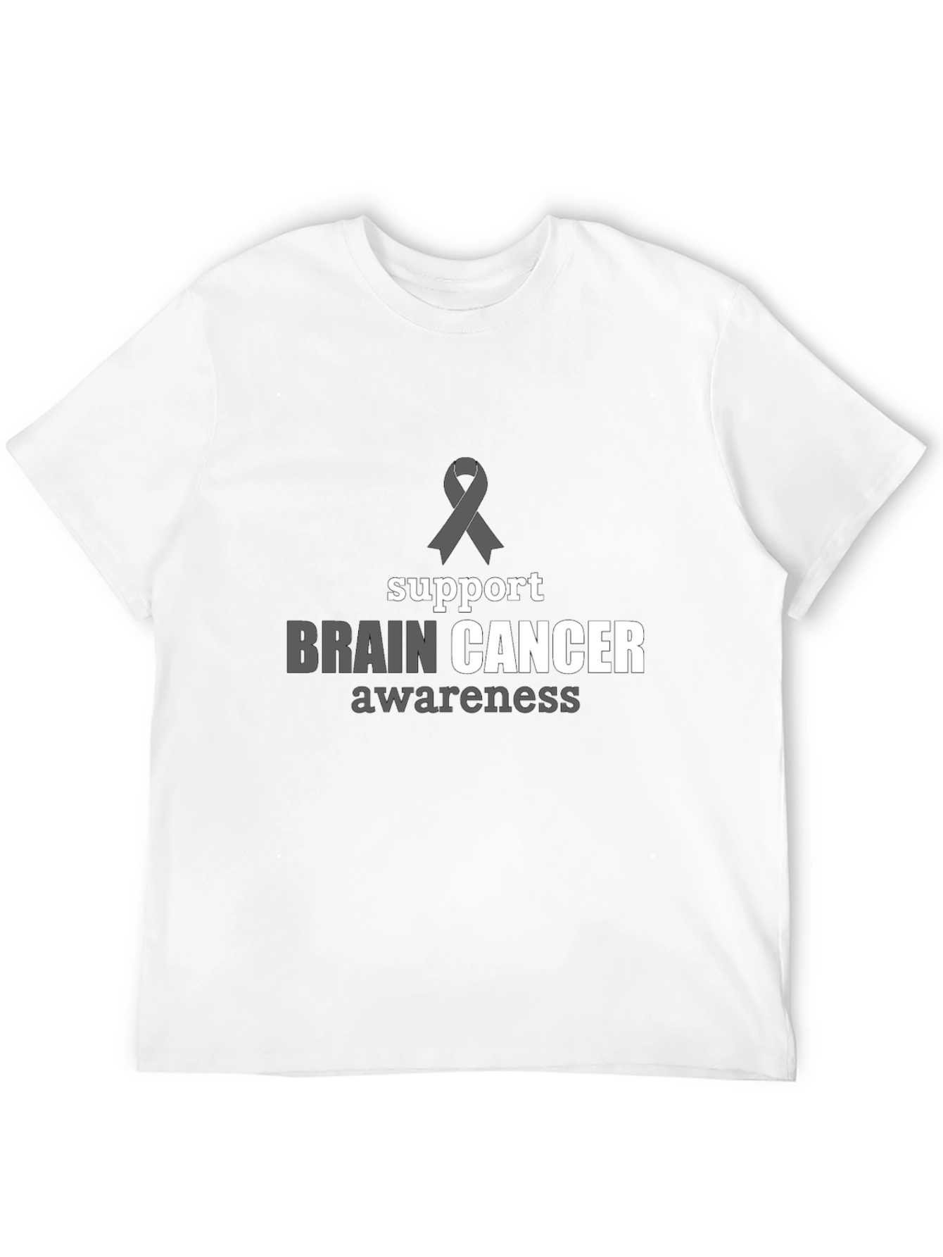 Brain Cancer Awareness Support T-Shirt