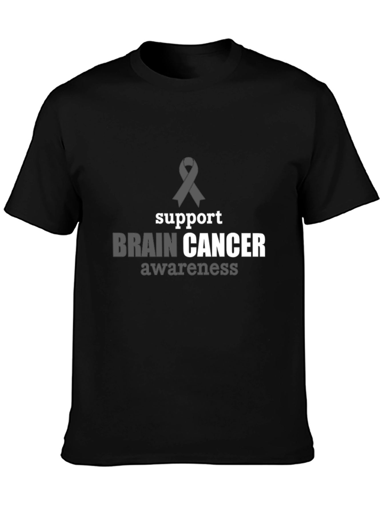 Brain Cancer Awareness Support T-Shirt