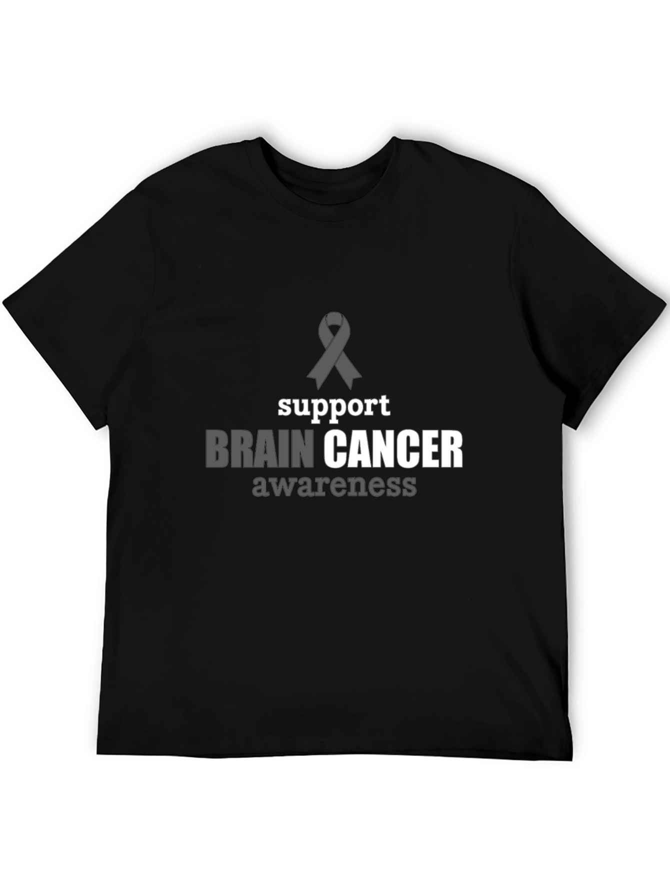 Brain Cancer Awareness Support T-Shirt