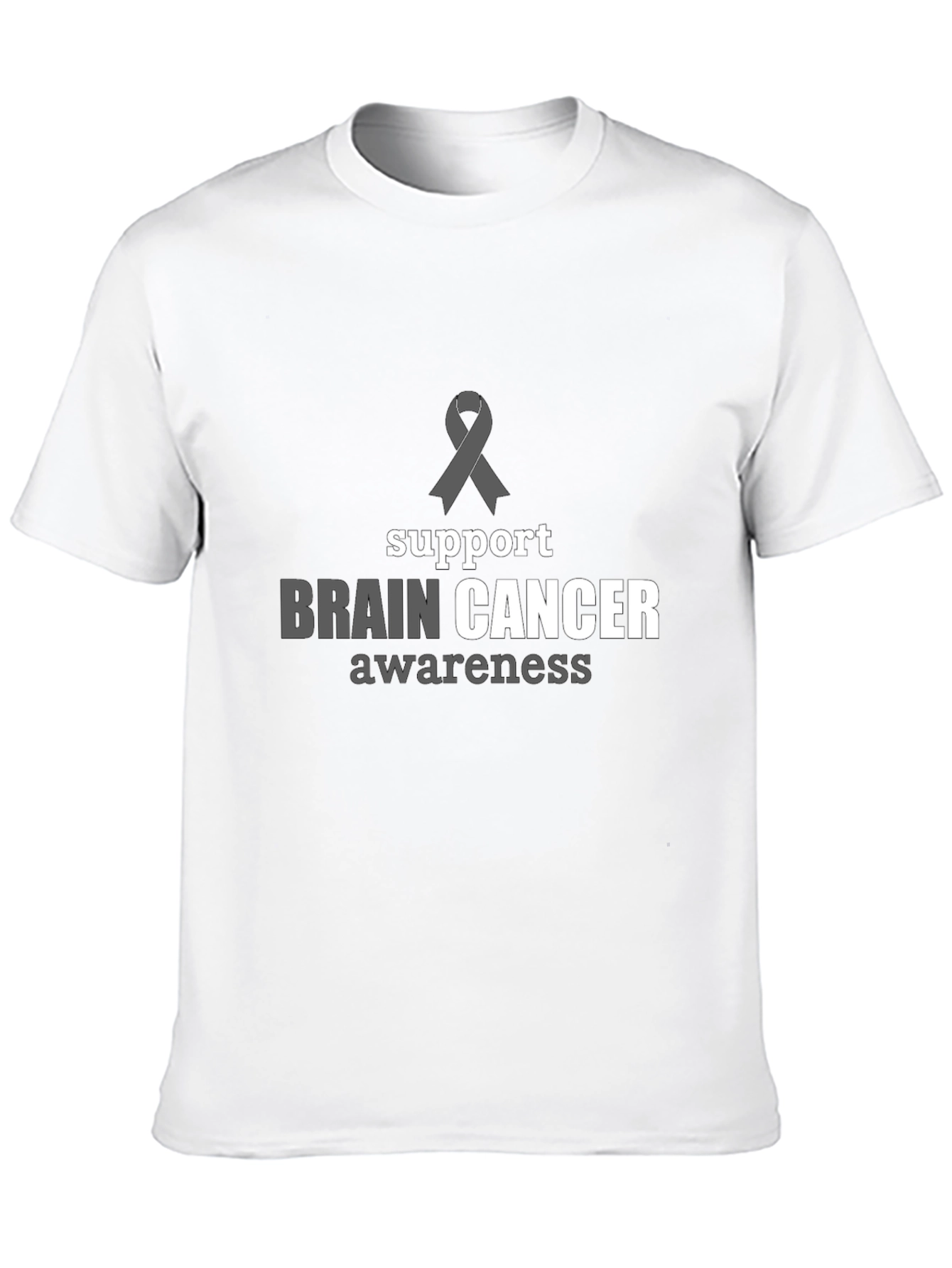 Brain Cancer Awareness Support T-Shirt