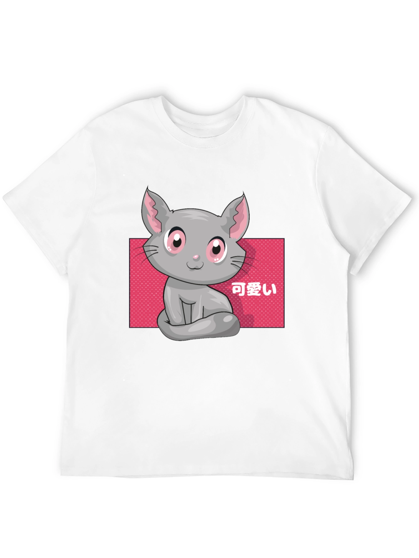 Kawaii Cat T-Shirt - Cute Anime Style