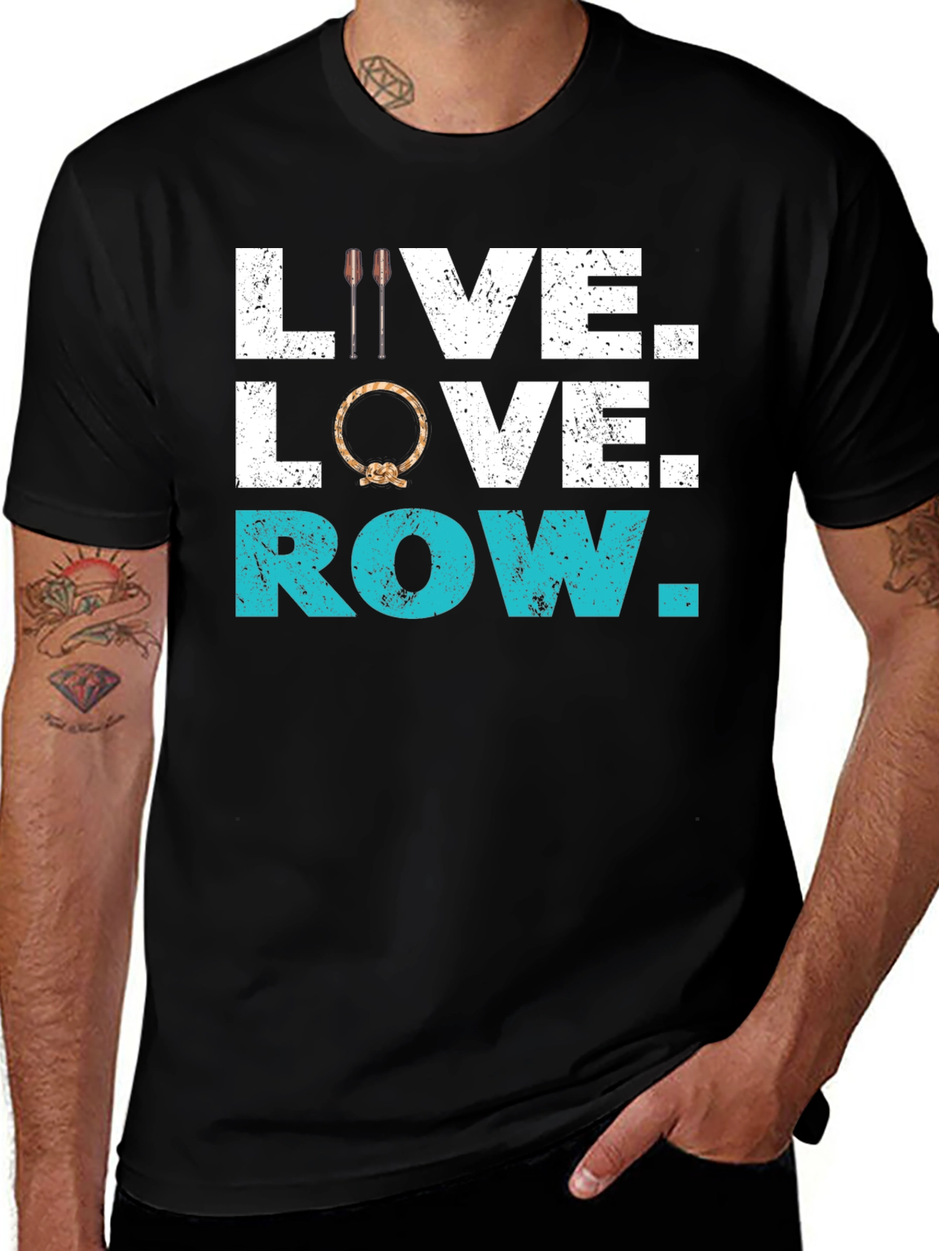 Live Love Row T-Shirt