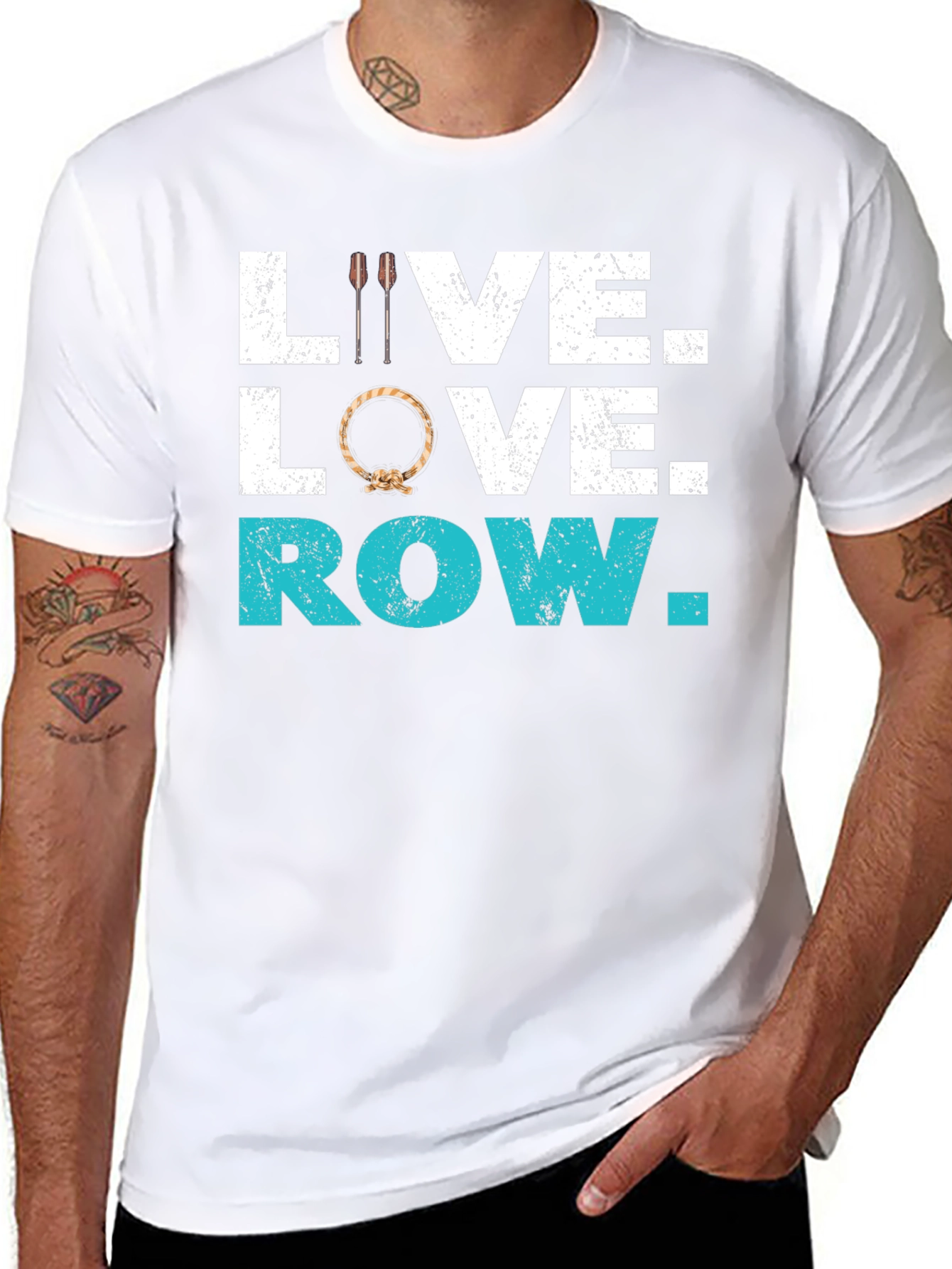 Live Love Row T-Shirt