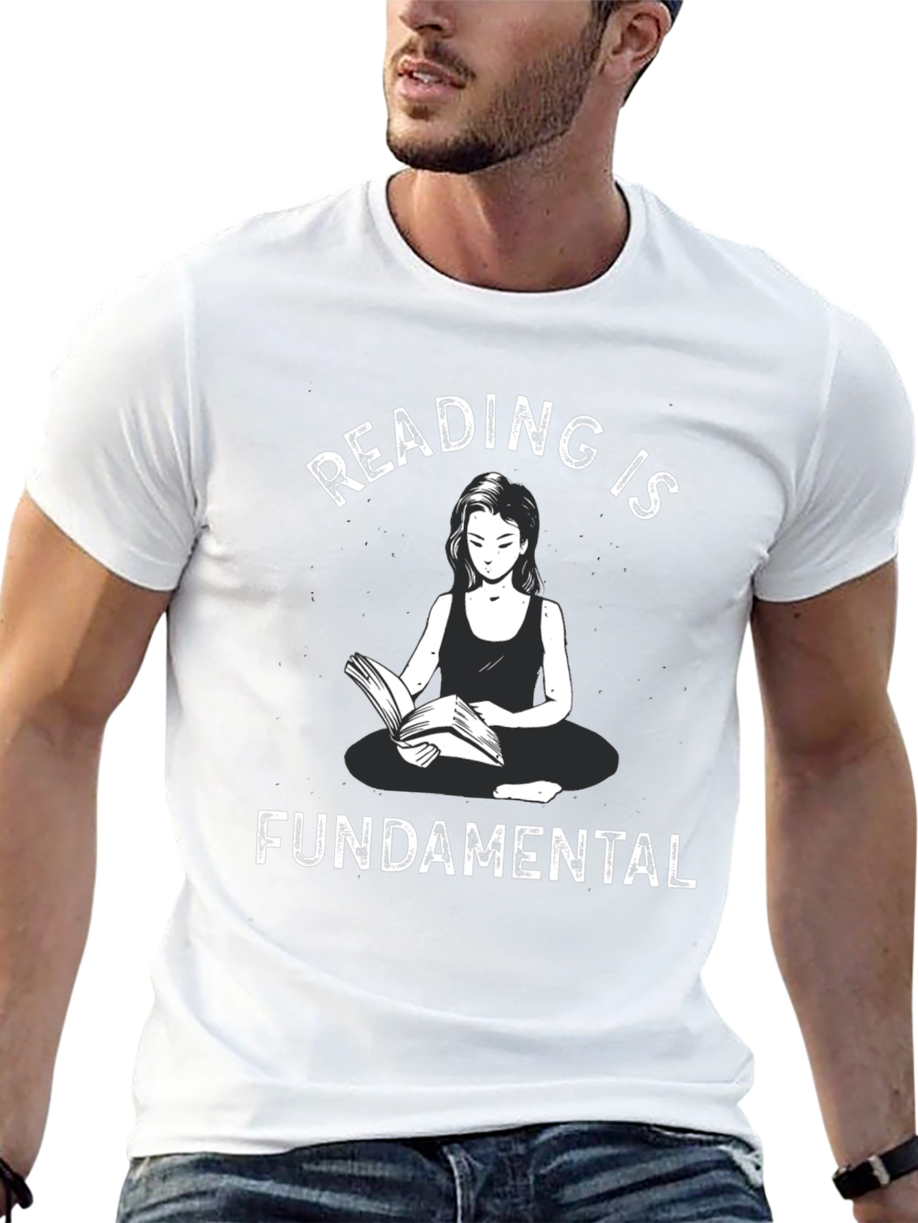 Reading is Fundamental Black T-Shirt