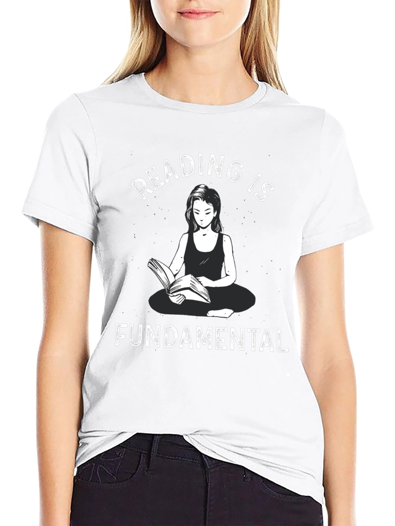 Reading is Fundamental Black T-Shirt