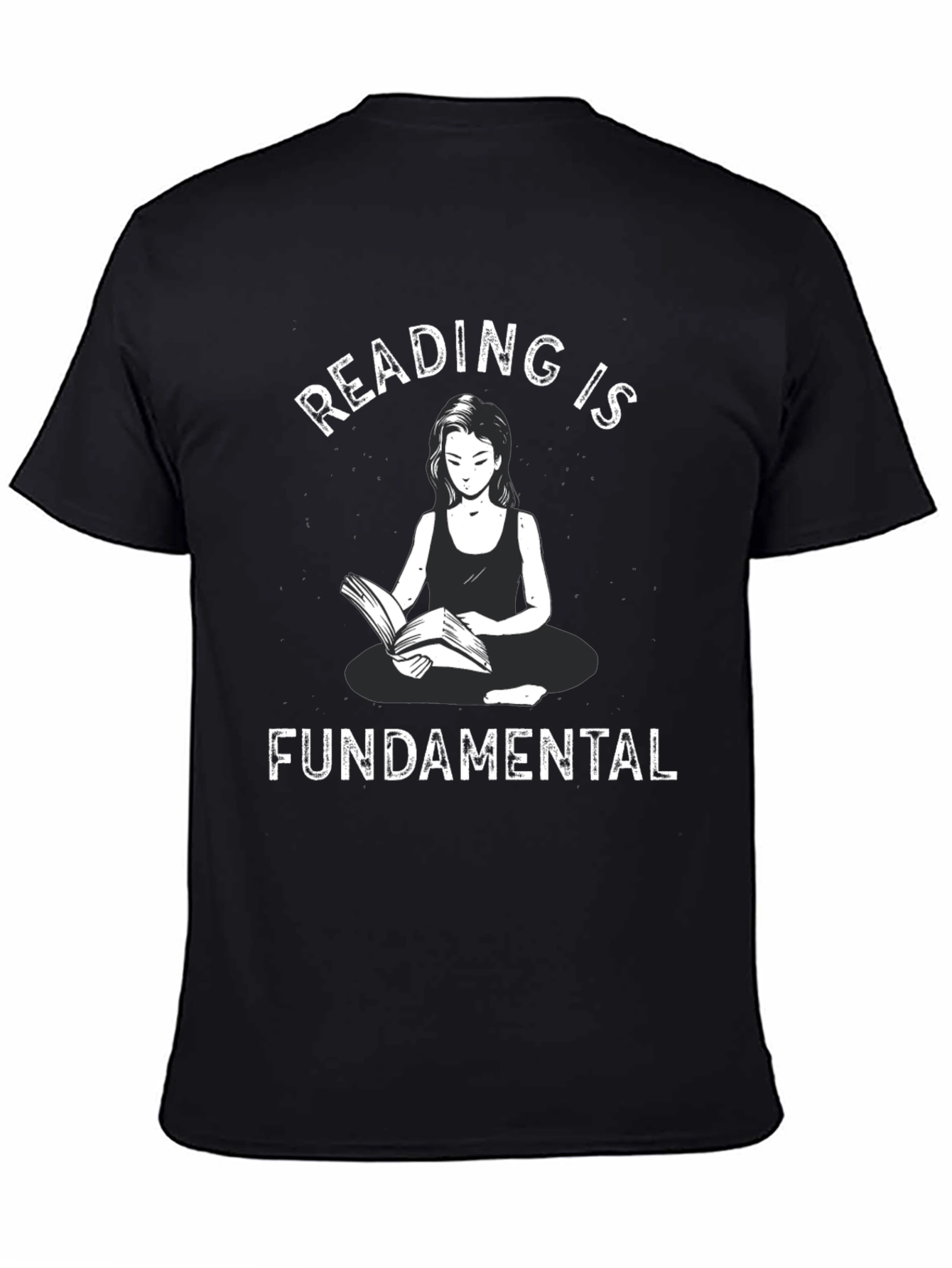 Reading is Fundamental Black T-Shirt
