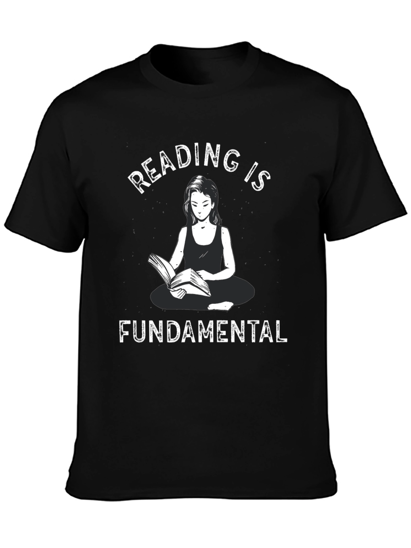 Reading is Fundamental Black T-Shirt