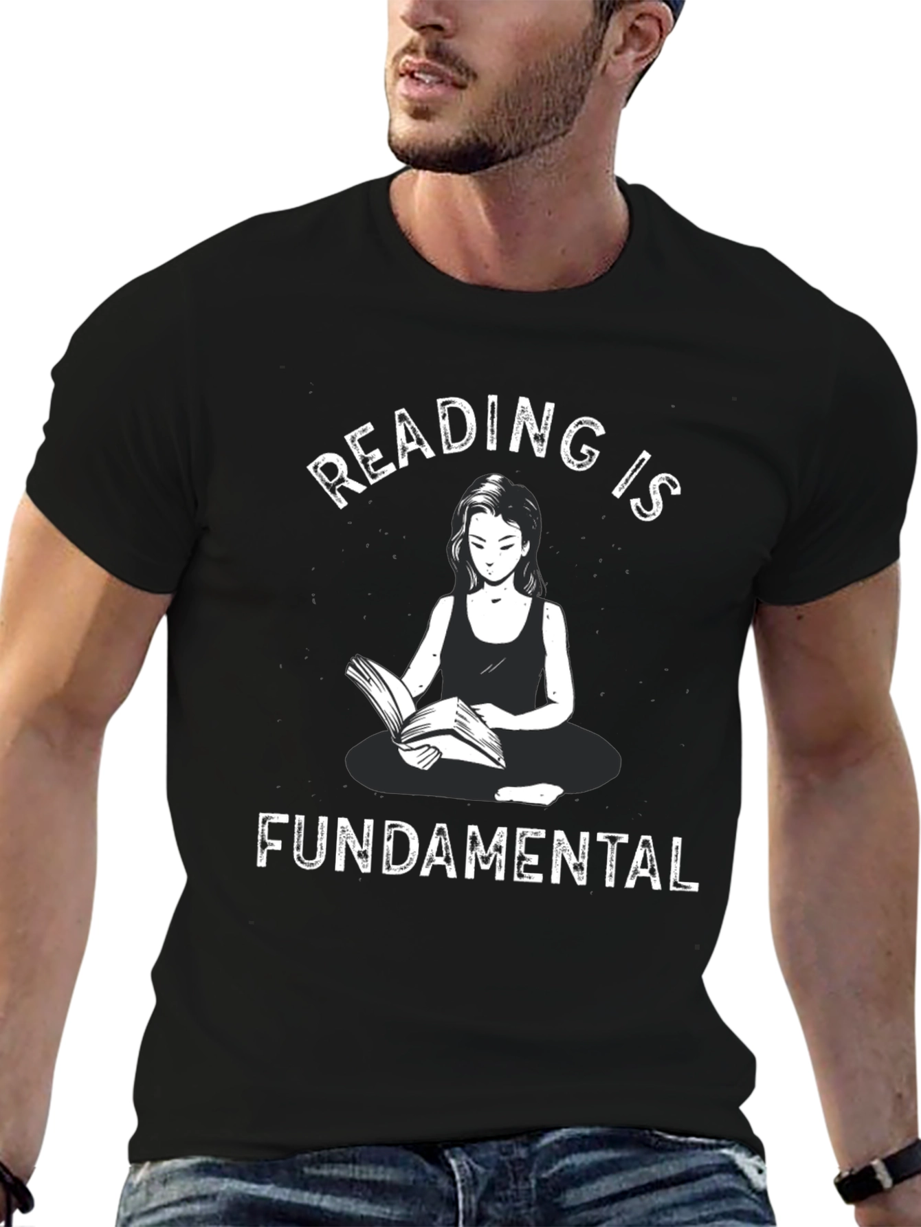 Reading is Fundamental Black T-Shirt