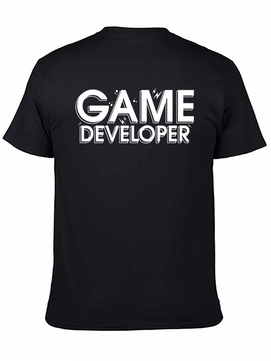 Game Developer T-Shirt - Black Graphic Tee