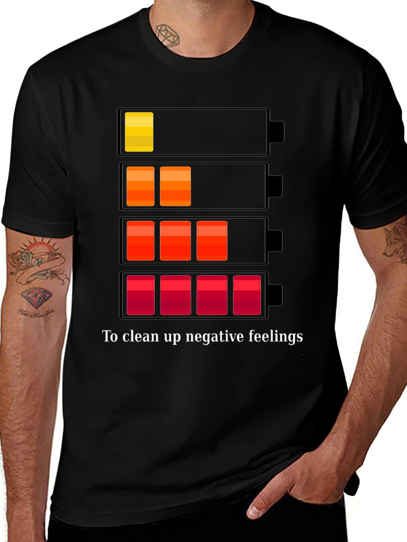 Low Energy T-Shirt - To Clean Up Negative Feelings