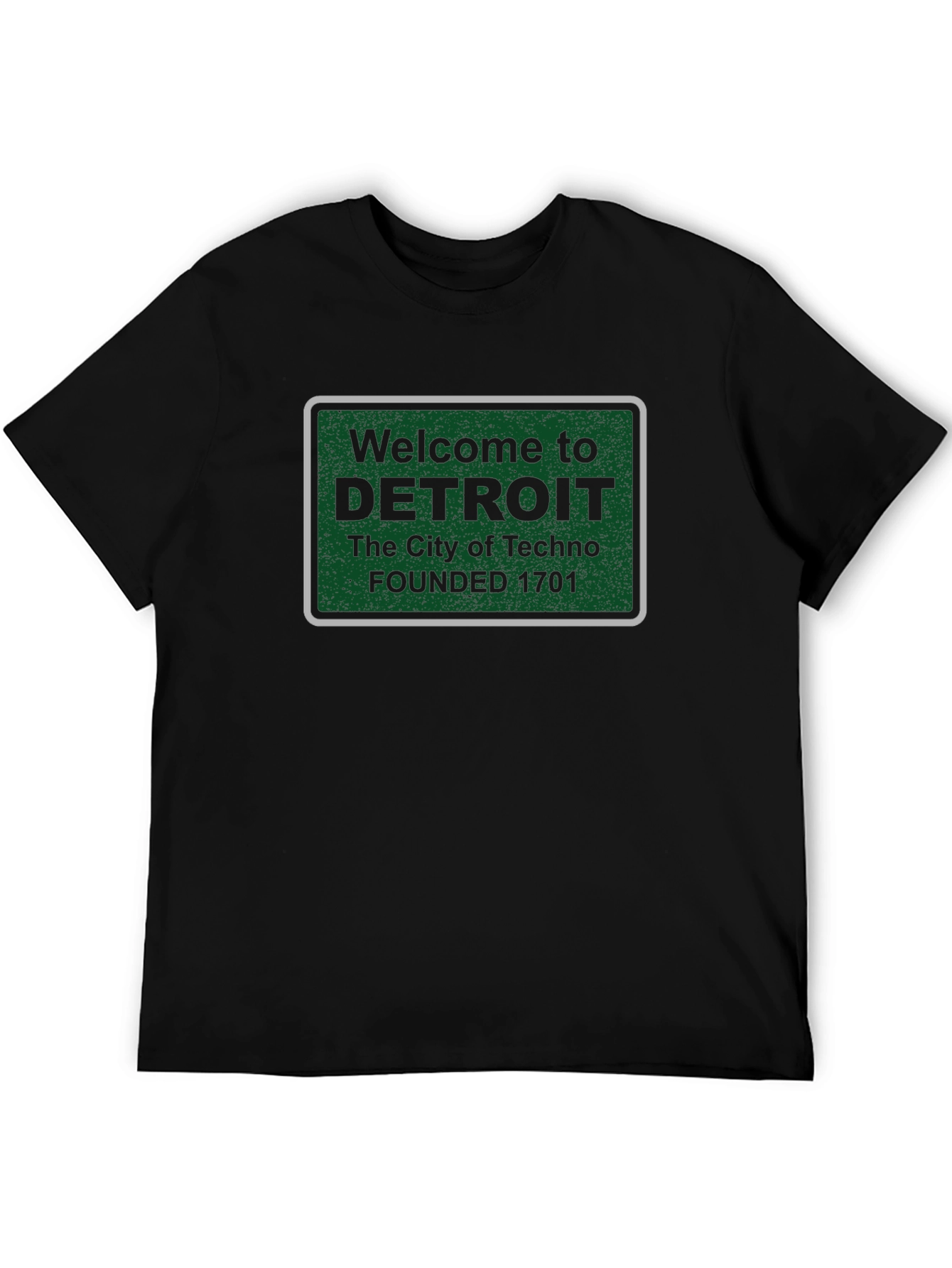Detroit City of Techno Graphic T-Shirt