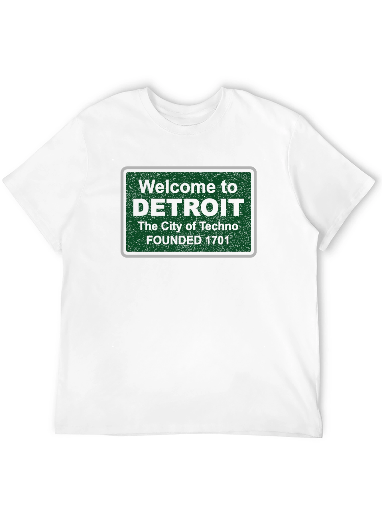 Detroit City of Techno Graphic T-Shirt