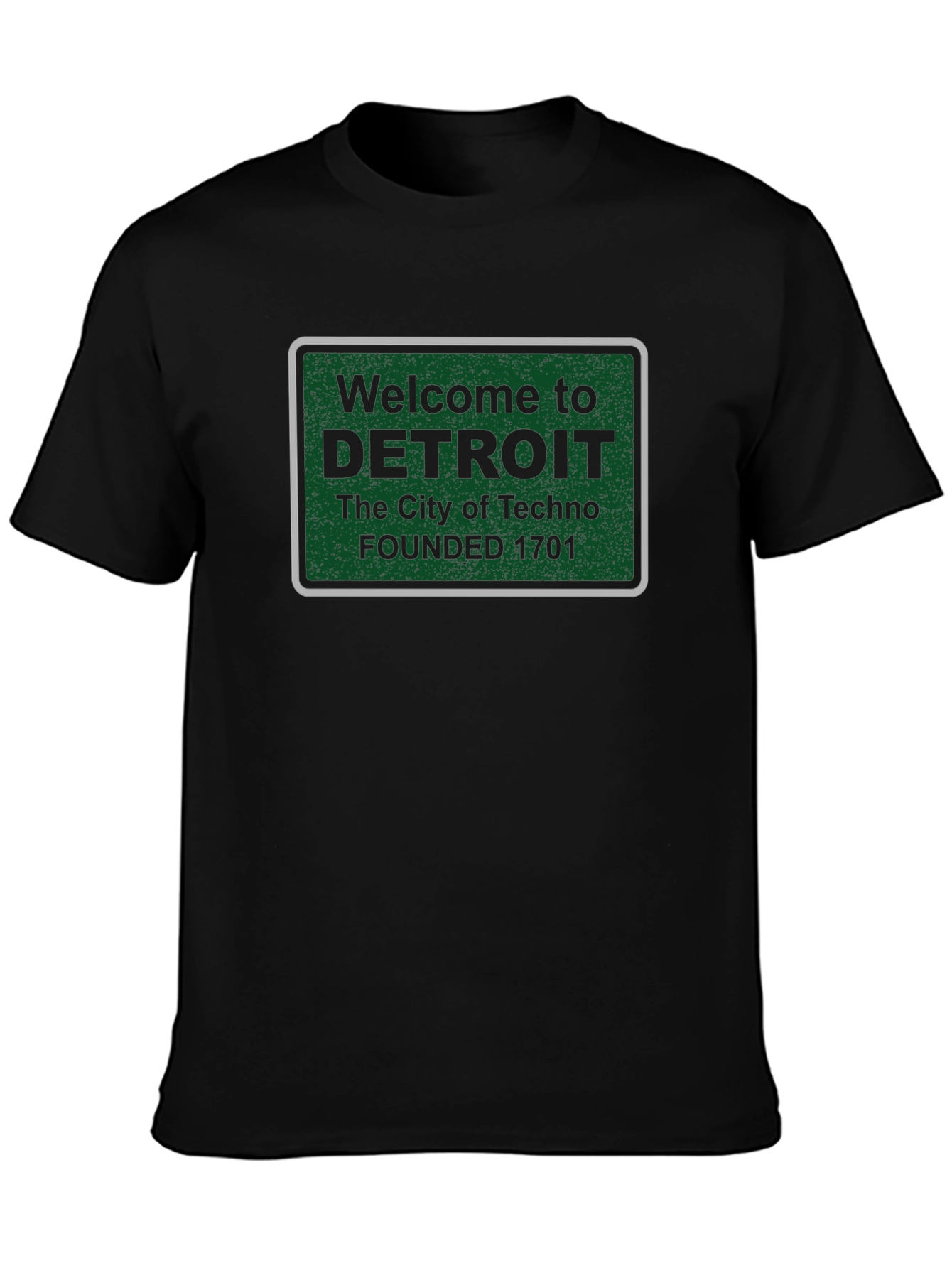 Detroit City of Techno Graphic T-Shirt