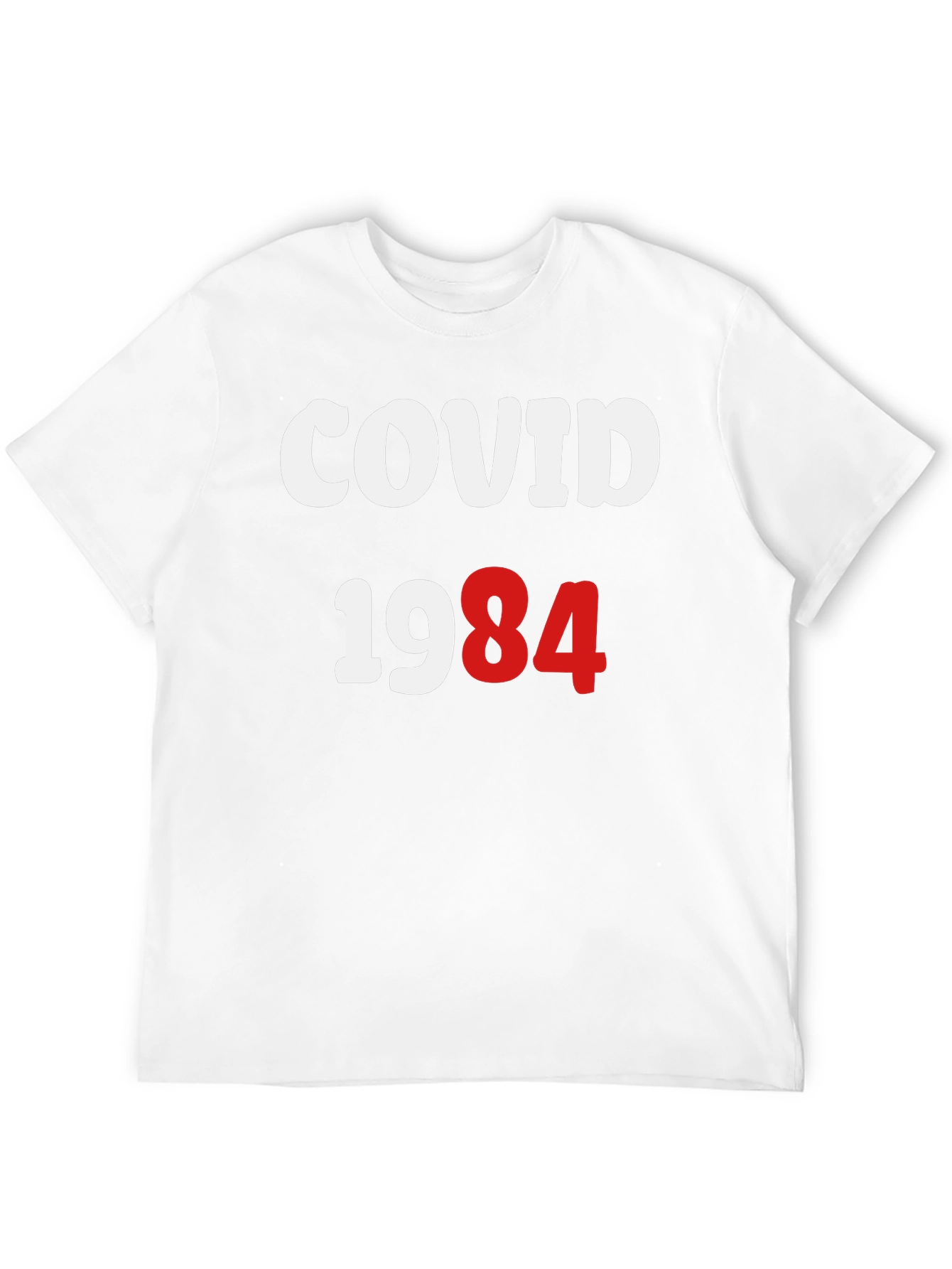 COVID 1984 T-Shirt Bold Statement Tee Classic Fit