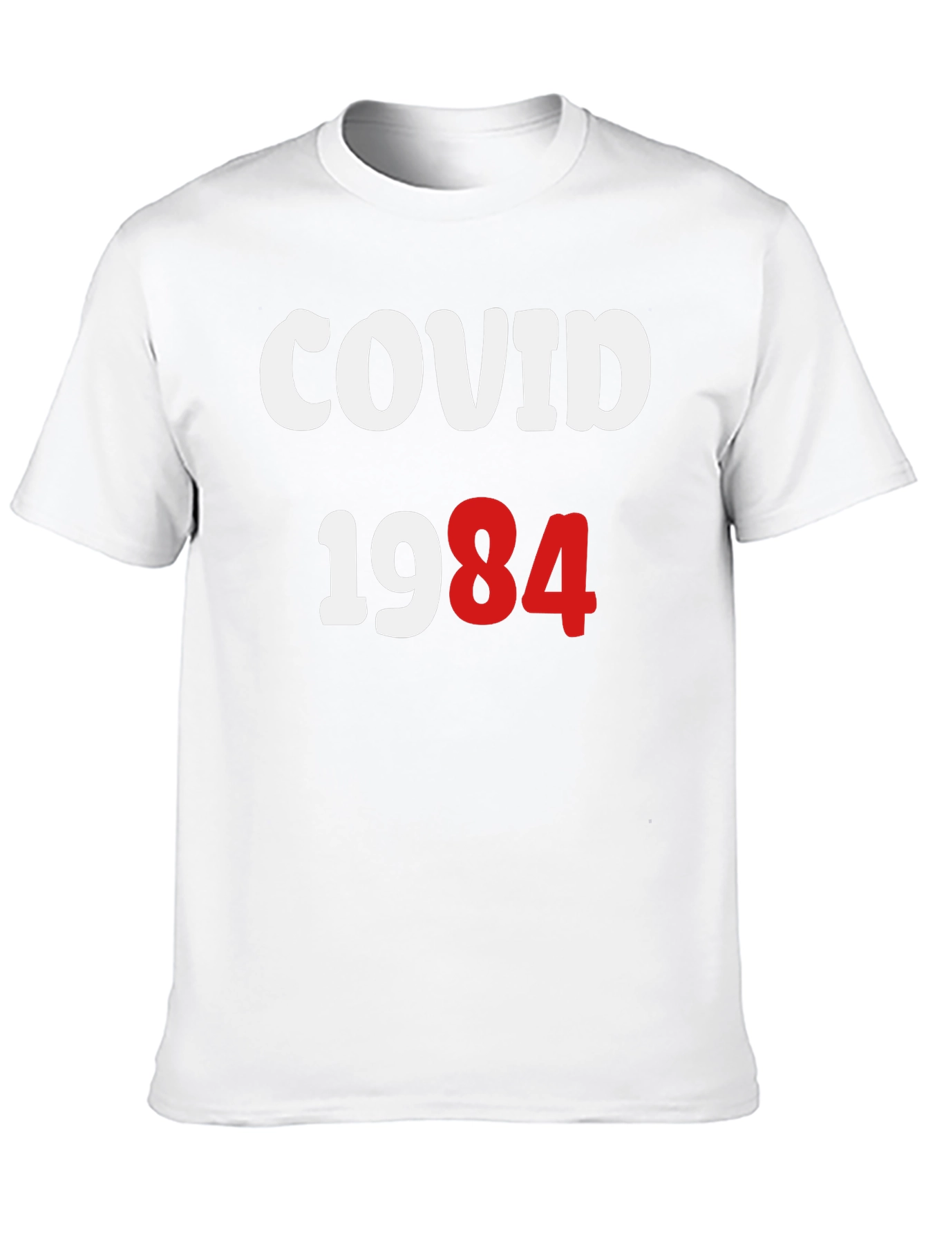COVID 1984 T-Shirt Bold Statement Tee Classic Fit