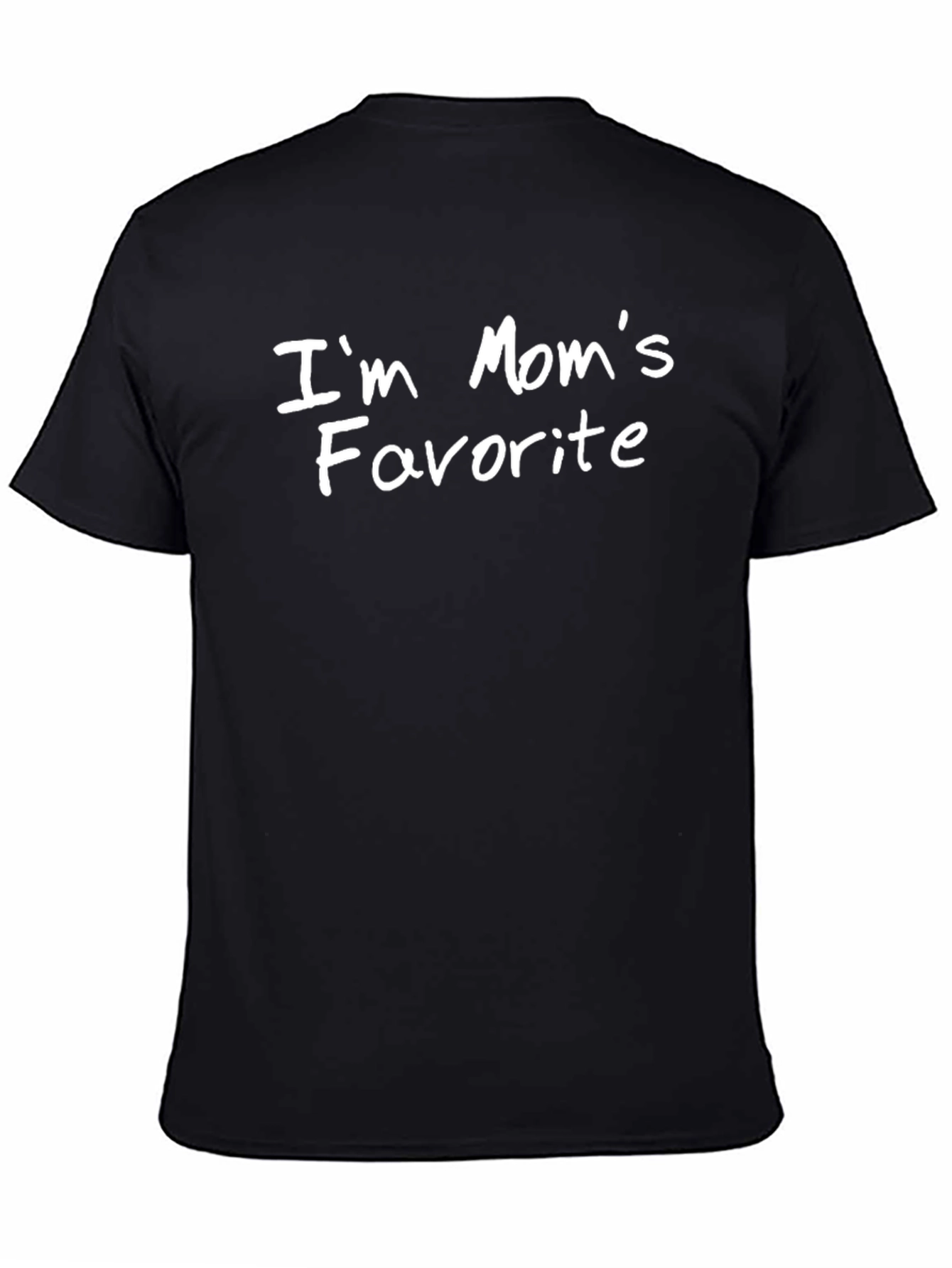 Im Moms Favorite T-Shirt - Black Graphic Tee