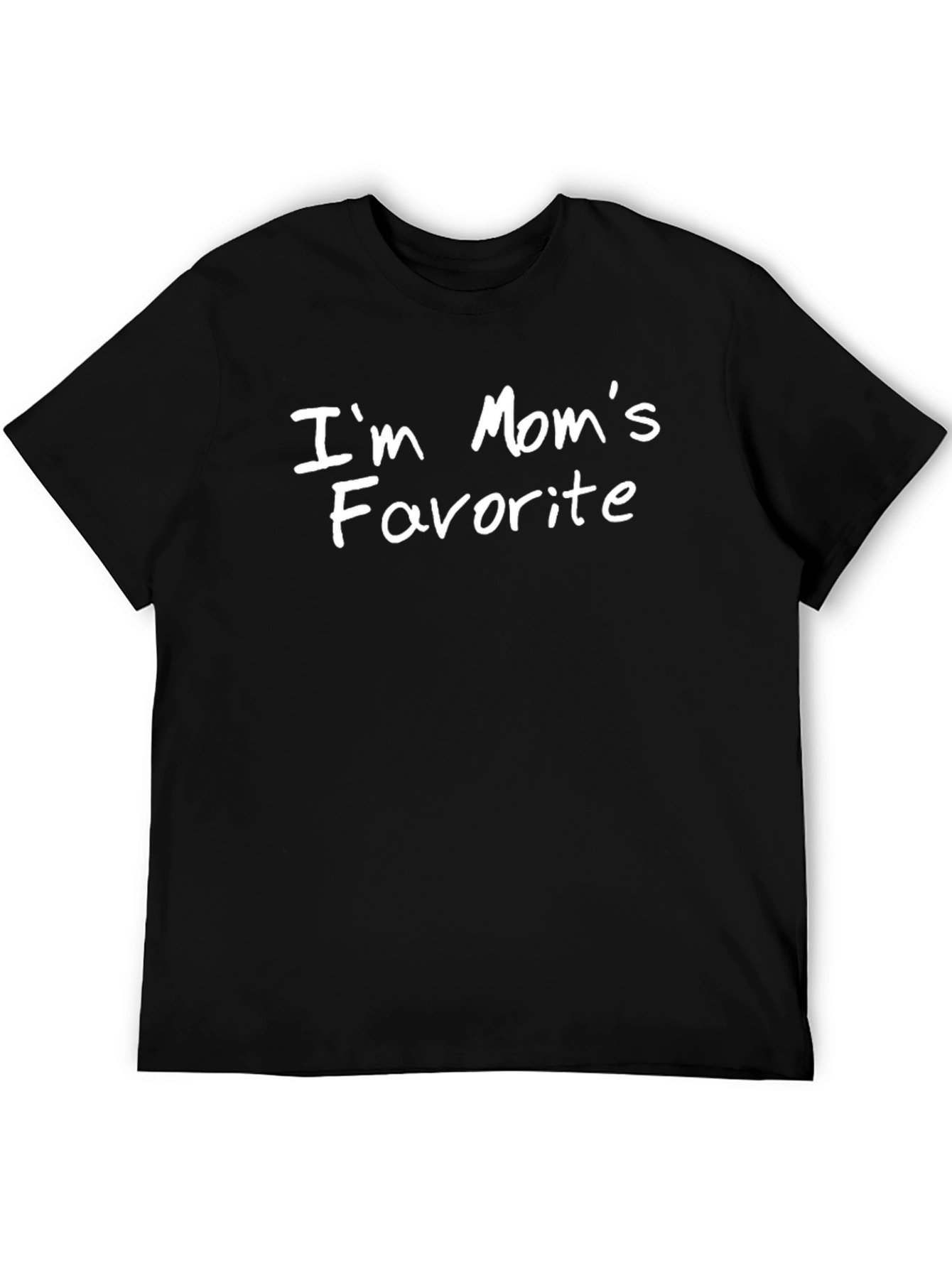 Im Moms Favorite T-Shirt - Black Graphic Tee