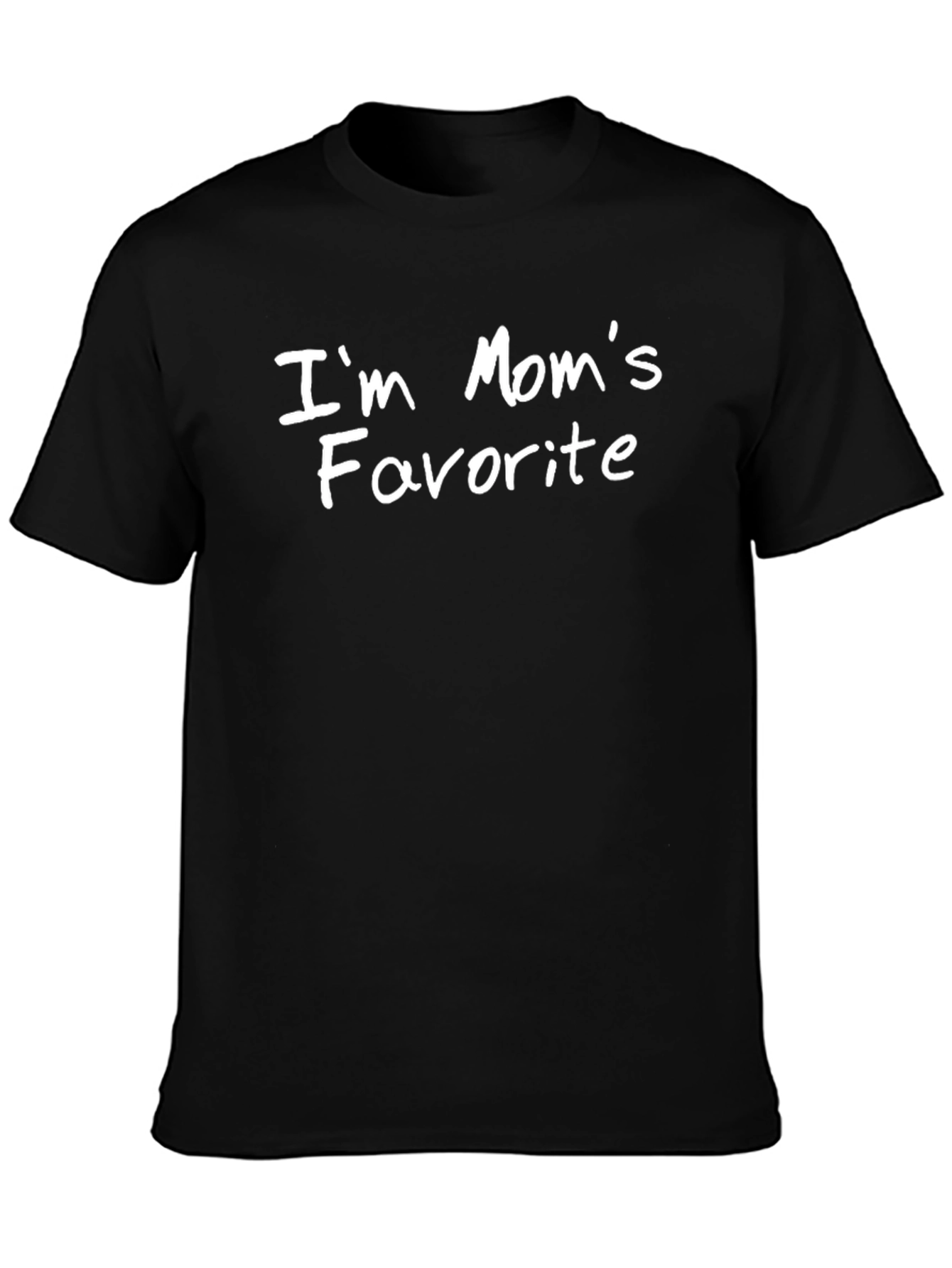 Im Moms Favorite T-Shirt - Black Graphic Tee