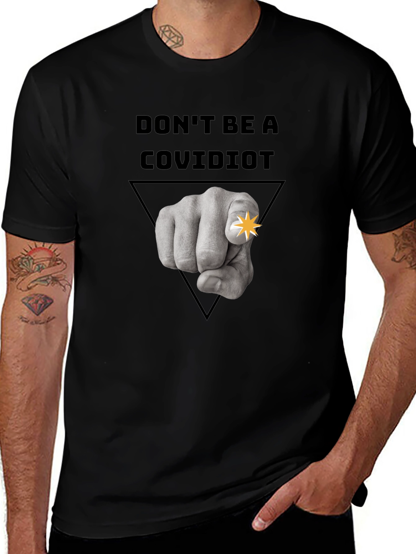 Dont Be A Covidiot Graphic Tee