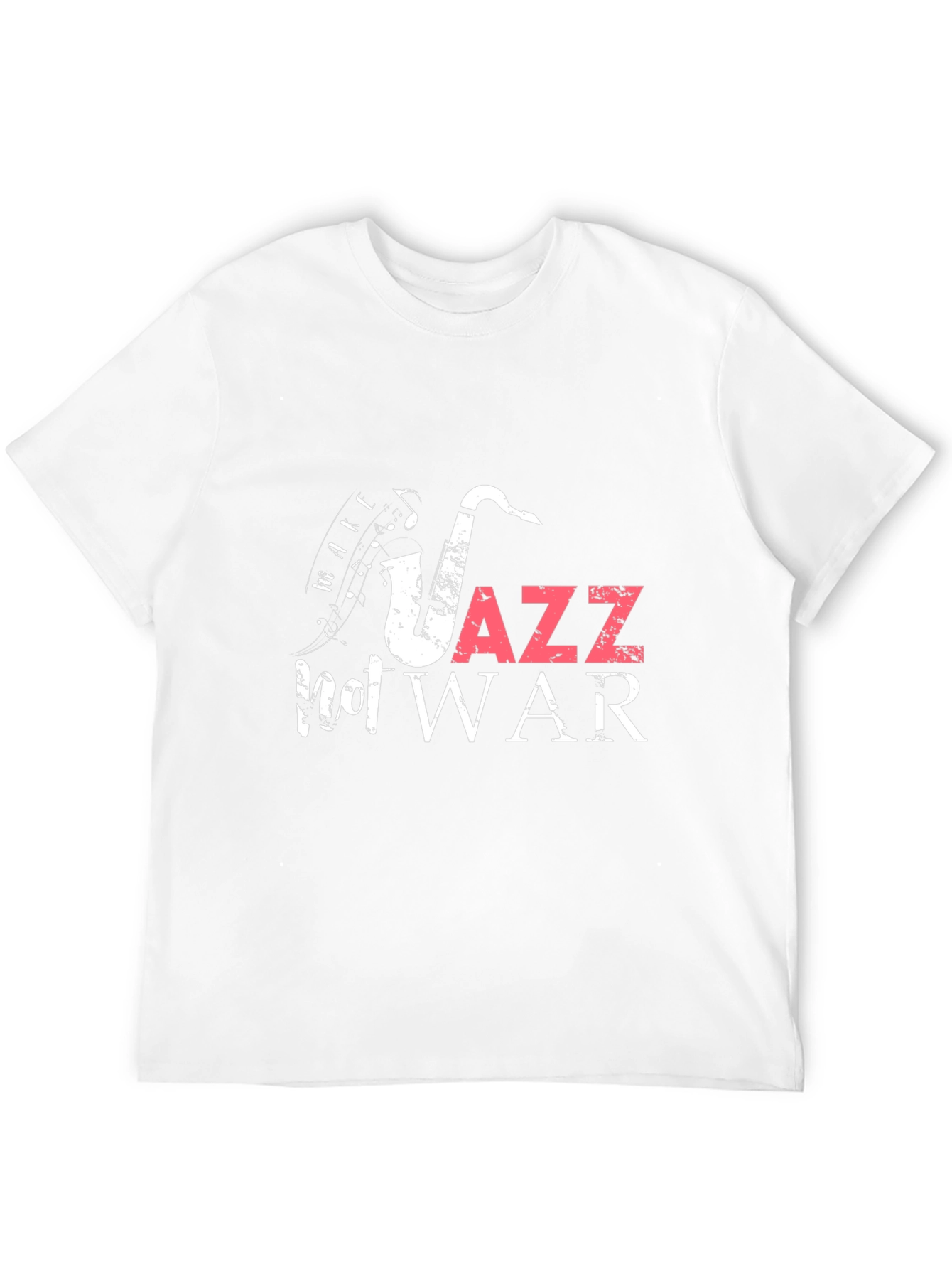 Jazz Not War Black Graphic Tee