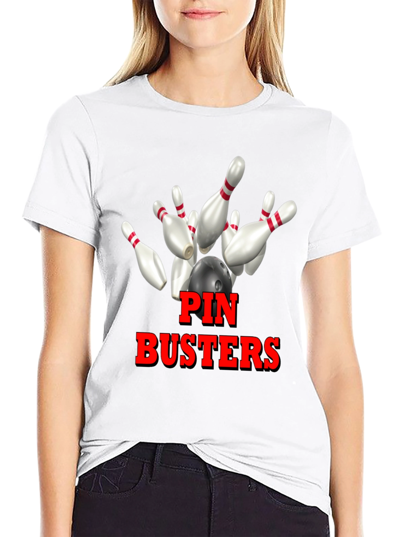 Pin Busters Bowling T-Shirt
