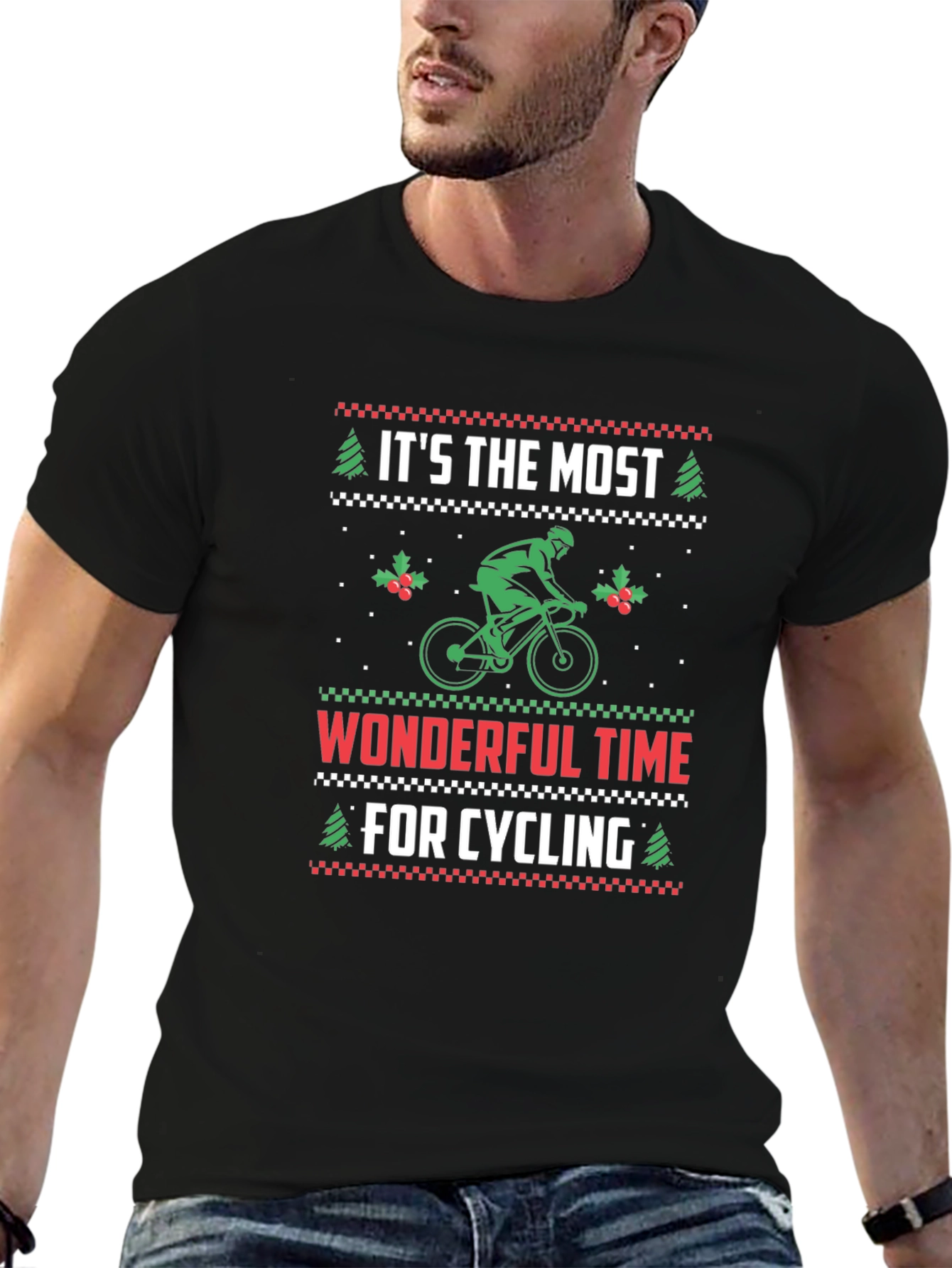 Christmas Cycling T-Shirt - Most Wonderful Time