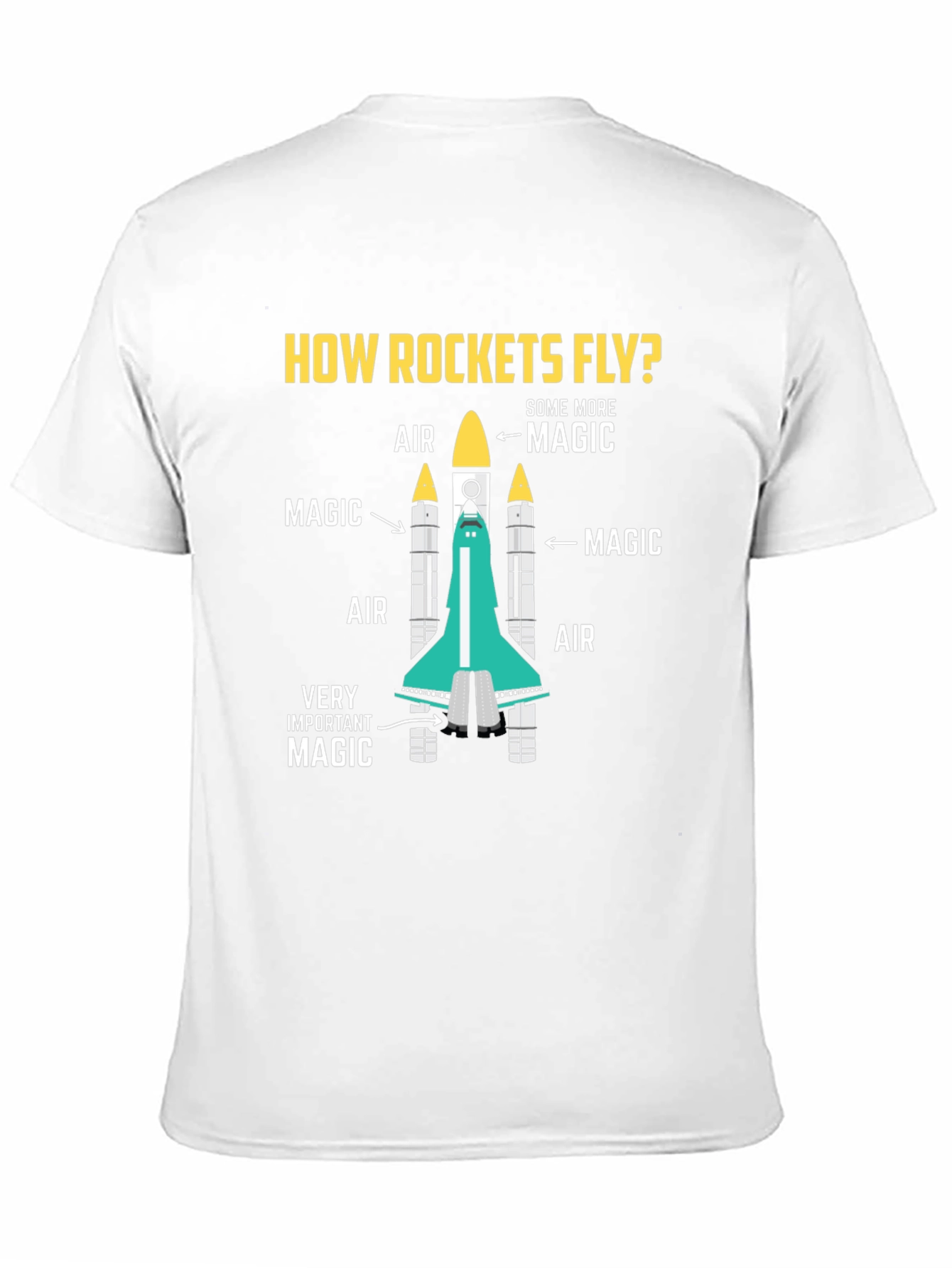 How Rockets Fly T-Shirt - Magic Science Tee