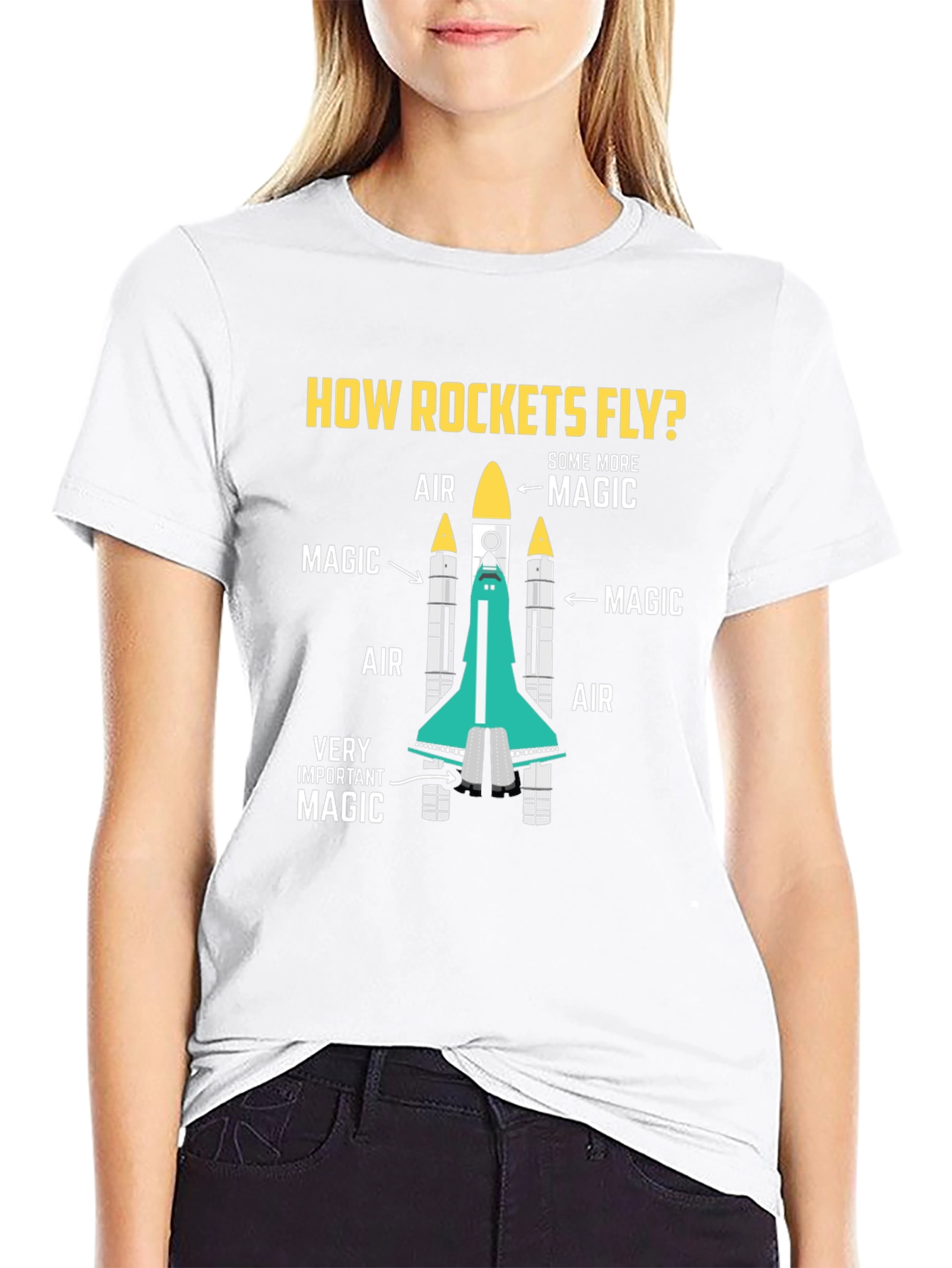 How Rockets Fly T-Shirt - Magic Science Tee