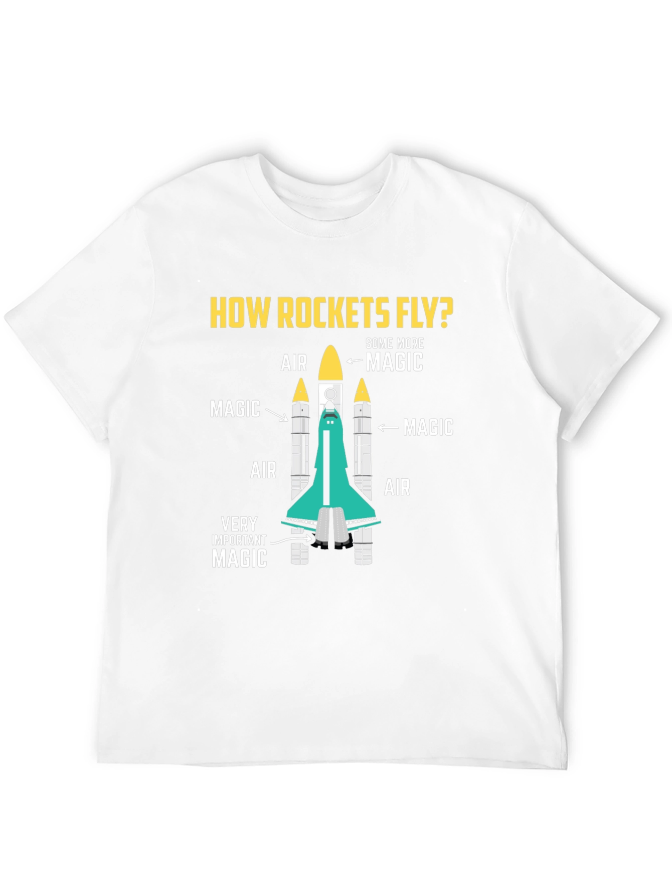 How Rockets Fly T-Shirt - Magic Science Tee